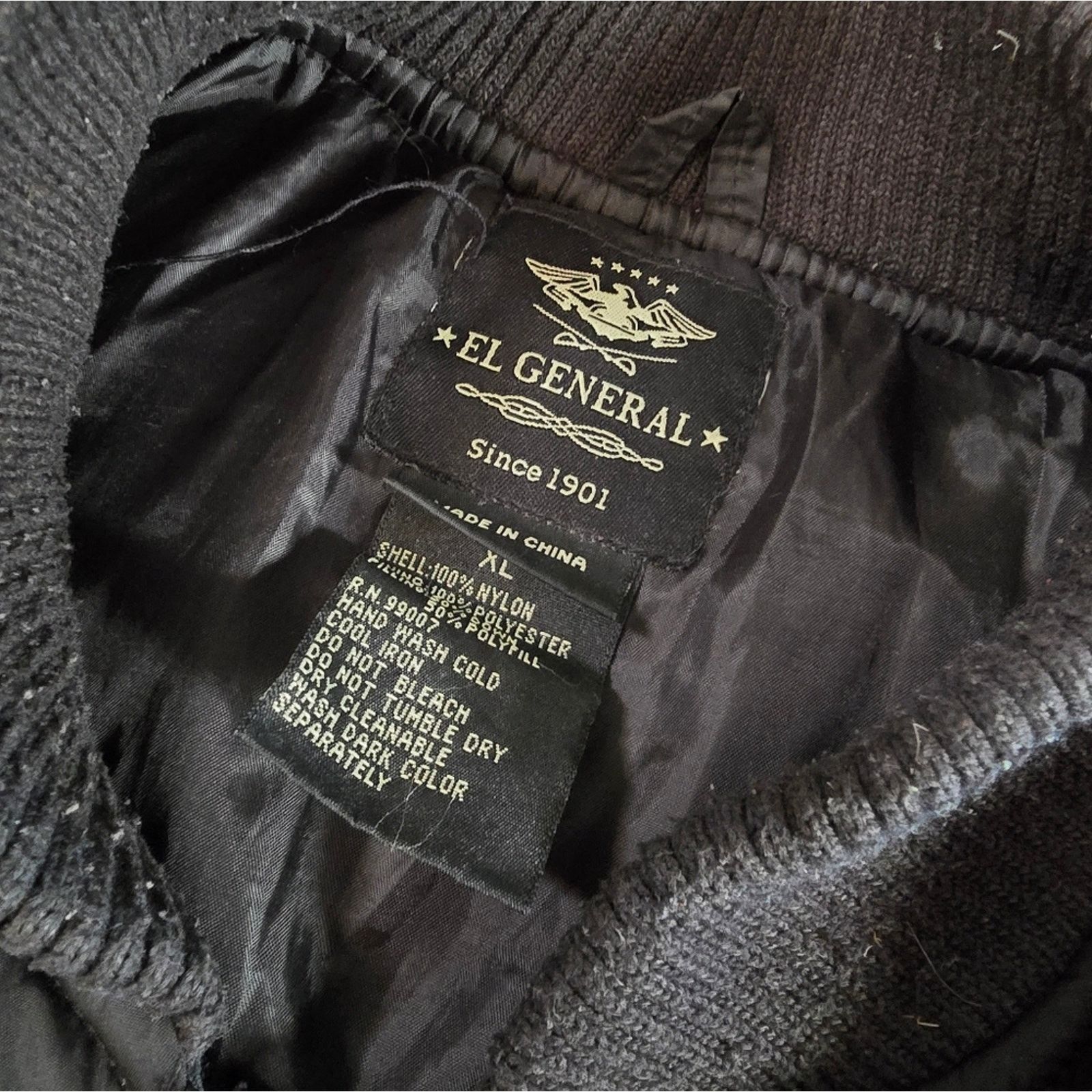 Other Black Classic | EL GENERAL | Puffer Zip Up Size US XL / EU 56 / 4 - 4 Thumbnail