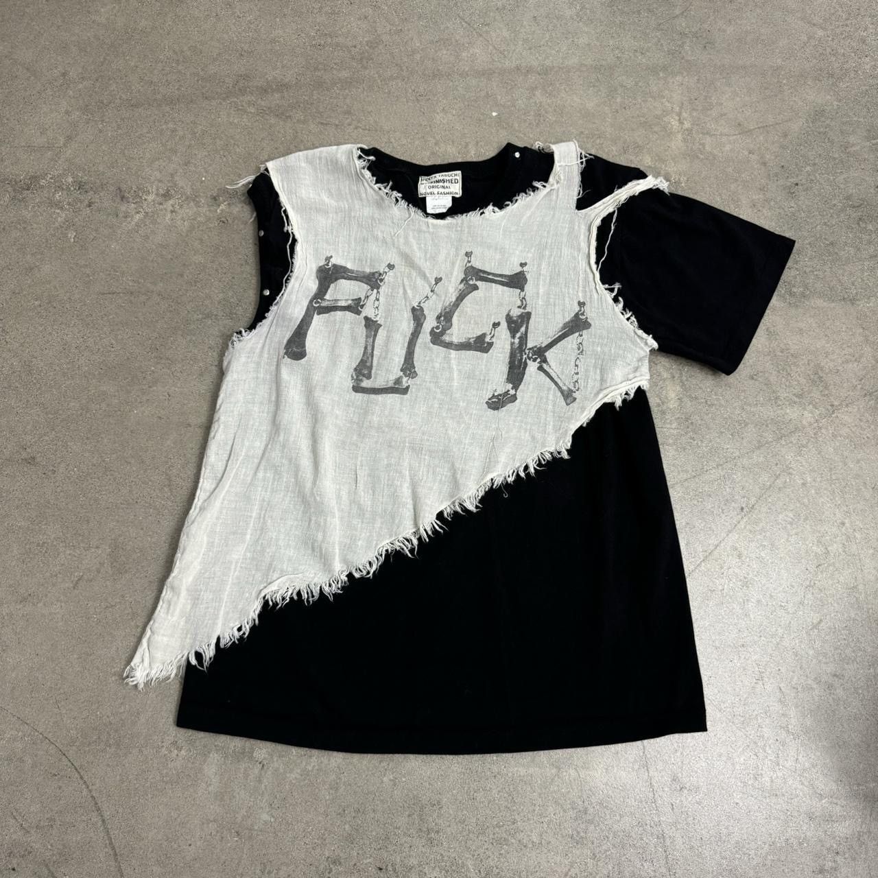 Shinya Tabuchi Layered Damaged Shirt 2023068