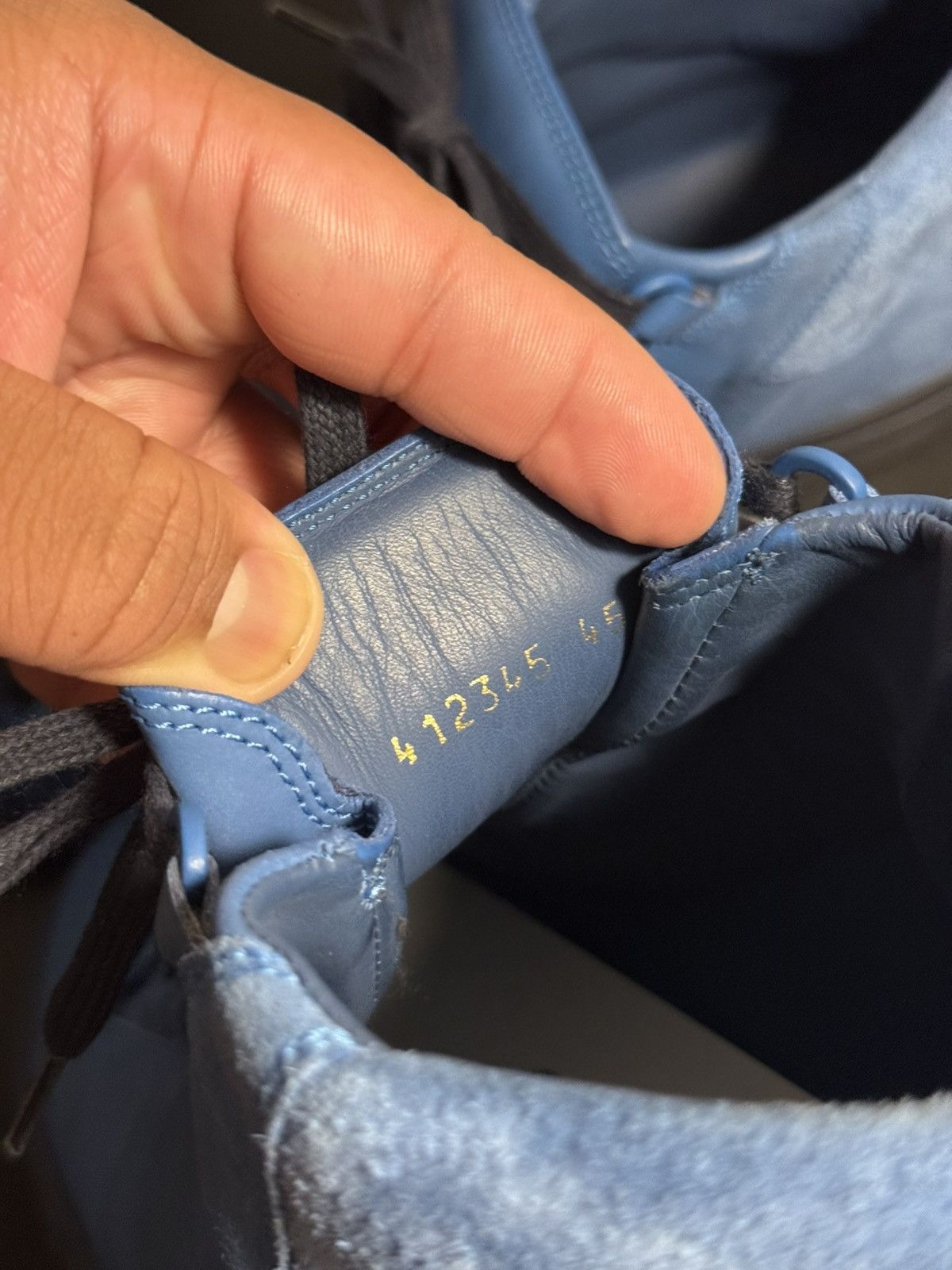 Balenciaga Balenciaga Arena Blue Half Leather Half Suede Sneakers 12 US Size US 12 / EU 45 - 17 Thumbnail