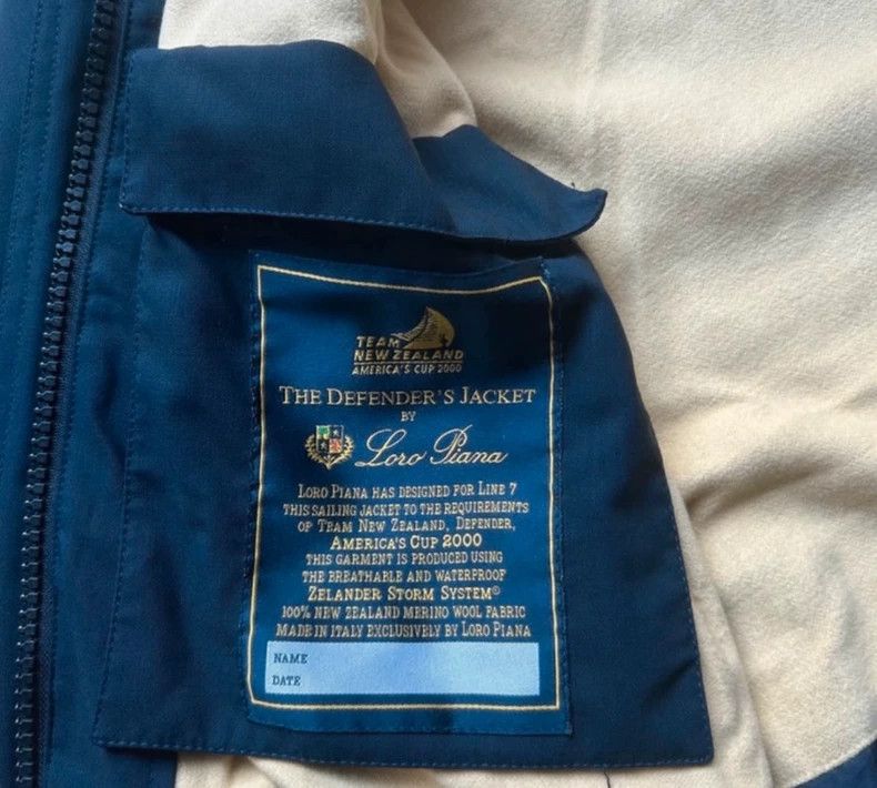 Loro Piana LORO PIANA Blue coat storm system Size US M / EU 48-50 / 2 - 5 Thumbnail