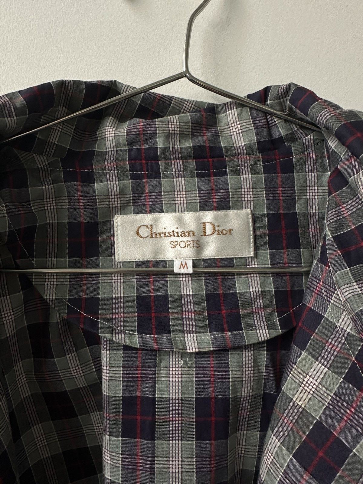 Christian Dior Monsieur Vintage 90s Christian Dior Sports Japan Plaid Cropped Jacket Size S / US 4 / IT 40 - 5 Thumbnail