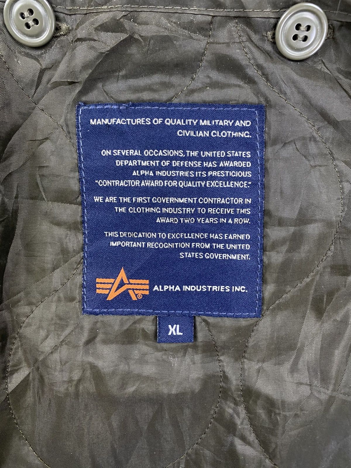 Alpha Industries Vtg Alpha Industries Faux Fur Parka Hoodie Long Jacket Size US L / EU 52-54 / 3 - 10 Thumbnail