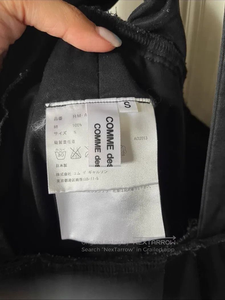 Comme des Garcons Comme des Garcons Ultra-heavyweight black pinafore Size S / US 4 / IT 40 - 3 Thumbnail