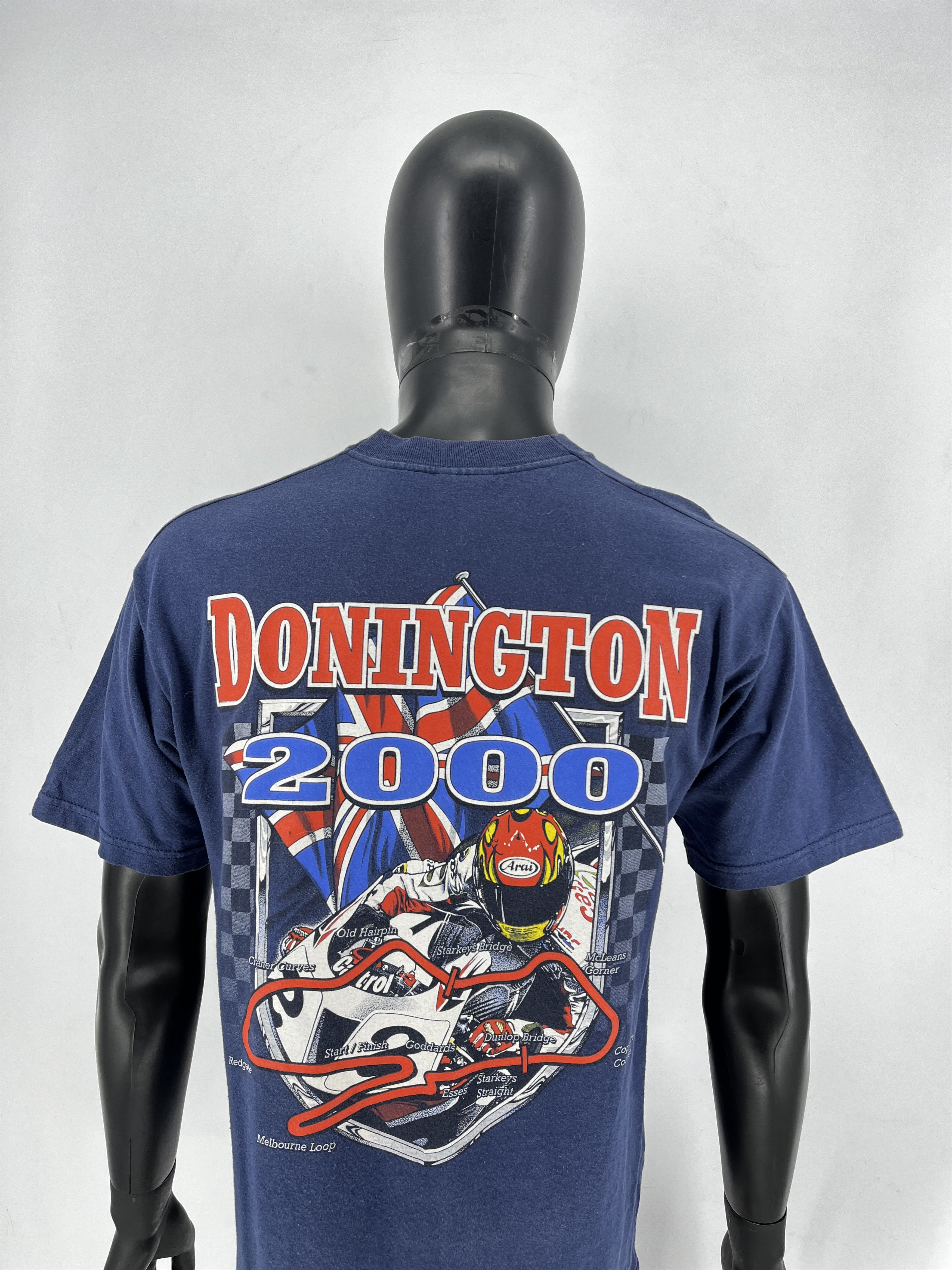 Vintage Vintage MotoGP Donington 2000 T-Shirt Screen Stars Racing Size US M / EU 48-50 / 2 - 9 Thumbnail
