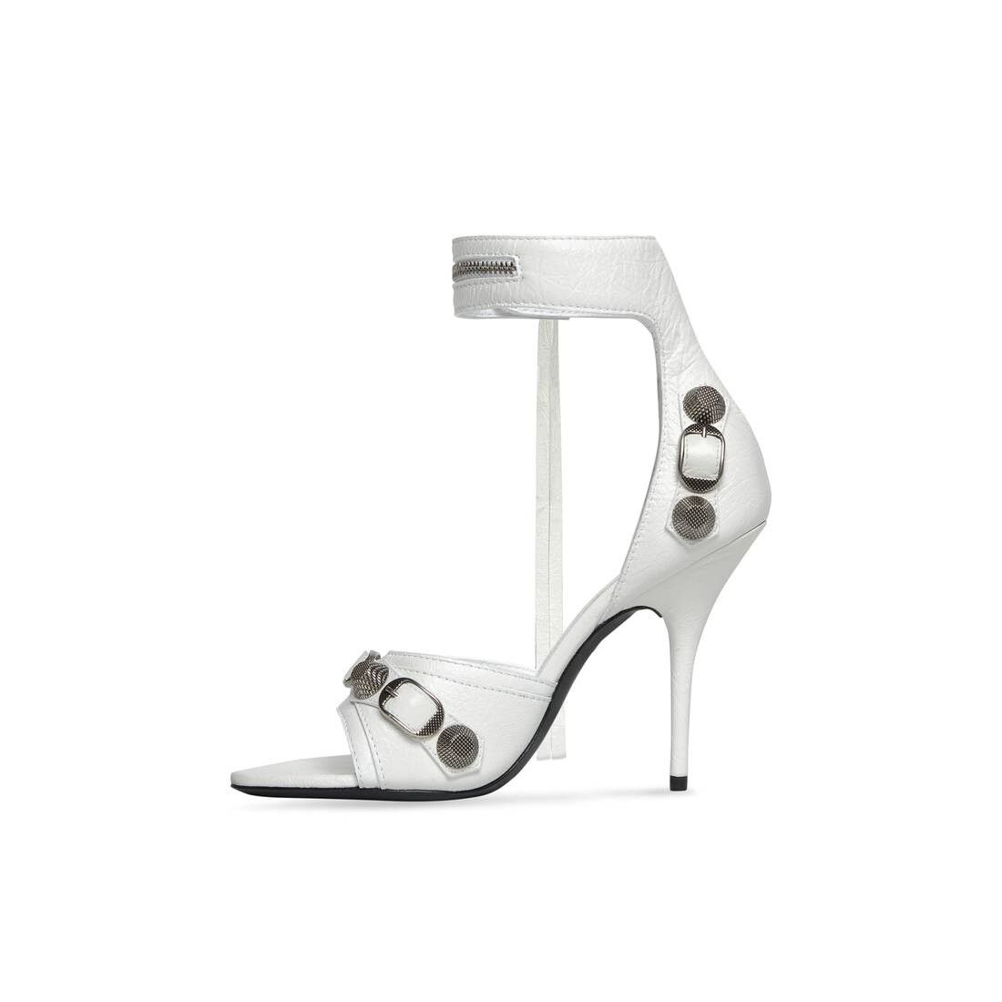 o1w1db10625 Cagole 110mm Sandals in White