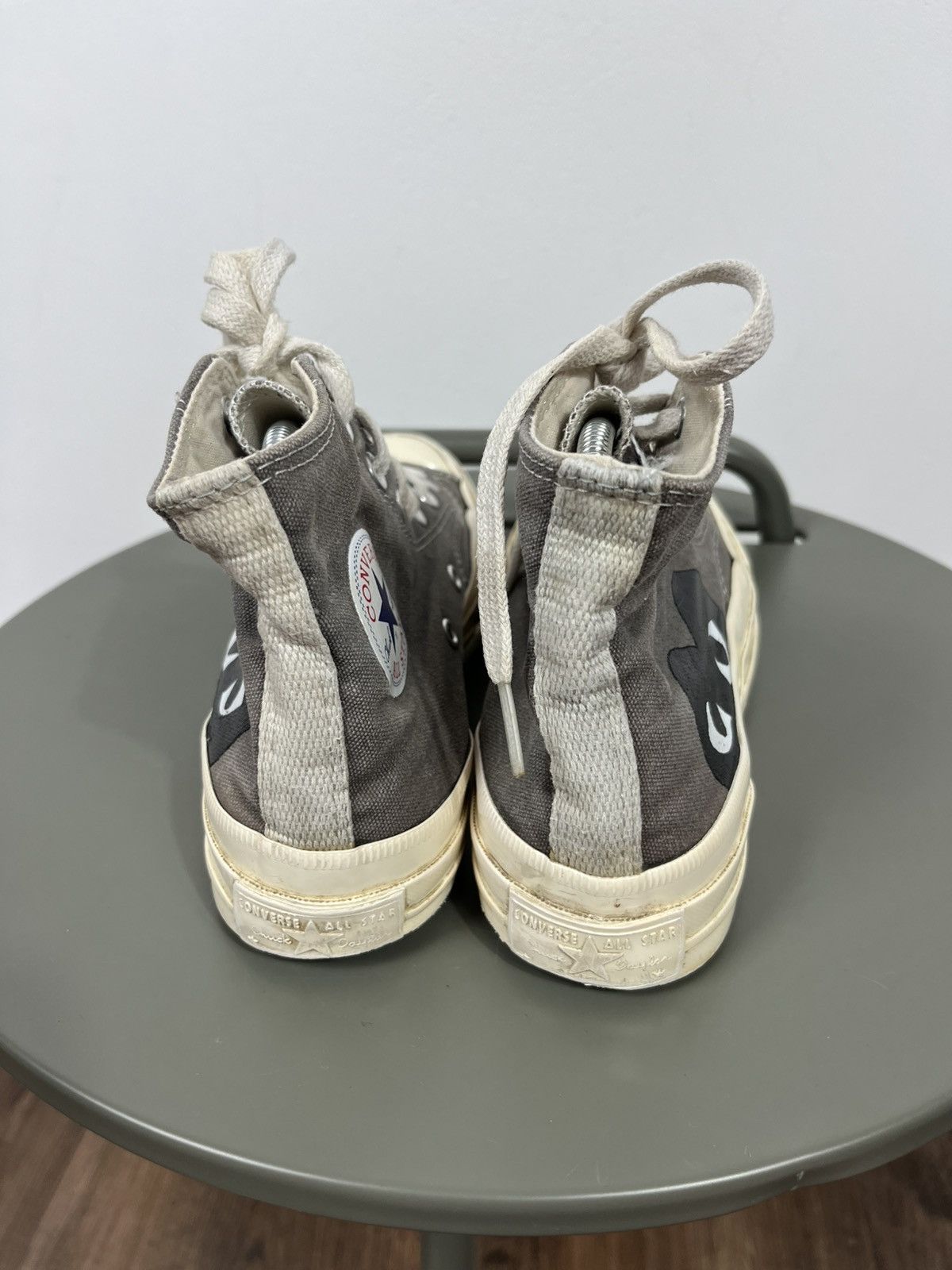 Converse Converse x CDG Play Chuck Taylor High Grey Heart US 6 W Size US 6 / IT 36 - 14 Thumbnail