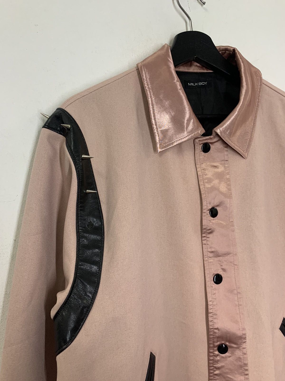 Japanese Brand MILKBOY Cyber Punk Thin Varsity Spike Teddy Size US M / EU 48-50 / 2 - 1 Thumbnail