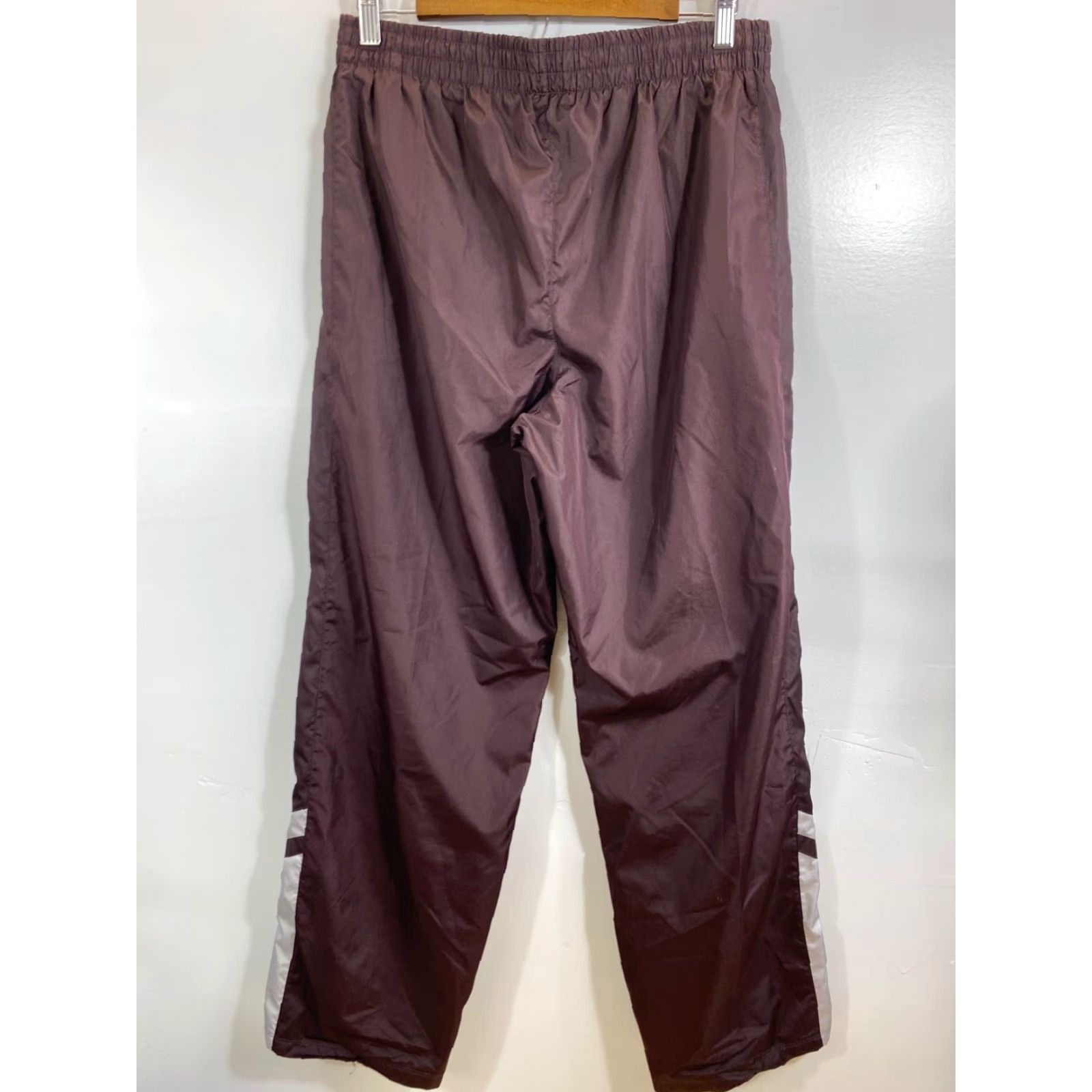 Starter VINTAGE Starter Pants Track Dark Purple Windbreaker 32-34 M Adults Mens 31 in 100% Polyester Size US 32 / EU 48 - 2 Thumbnail