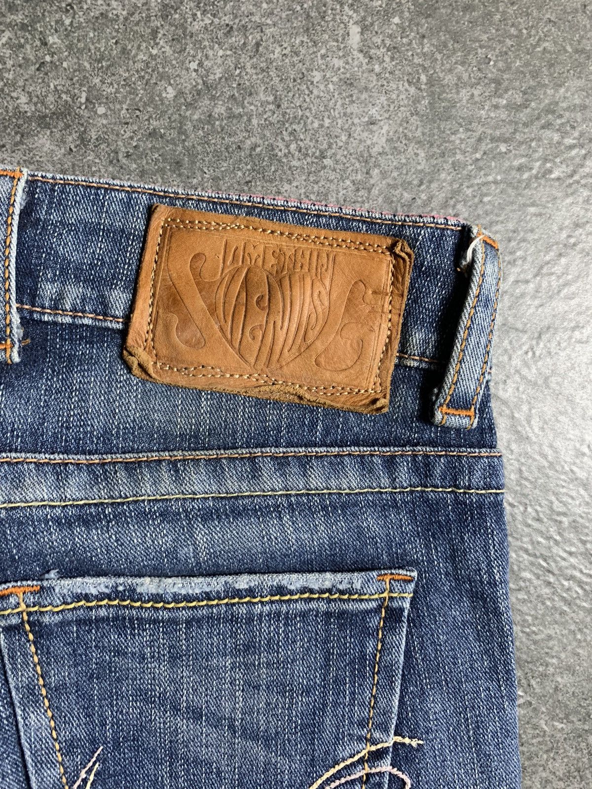 If Six Was Nine × Japanese Brand × Le Grande Bleu (L.G.B.) 2000s Vienus Bliss by Something Edwin Bootcut Jeans Size US 28 / EU 44 - 13 Thumbnail