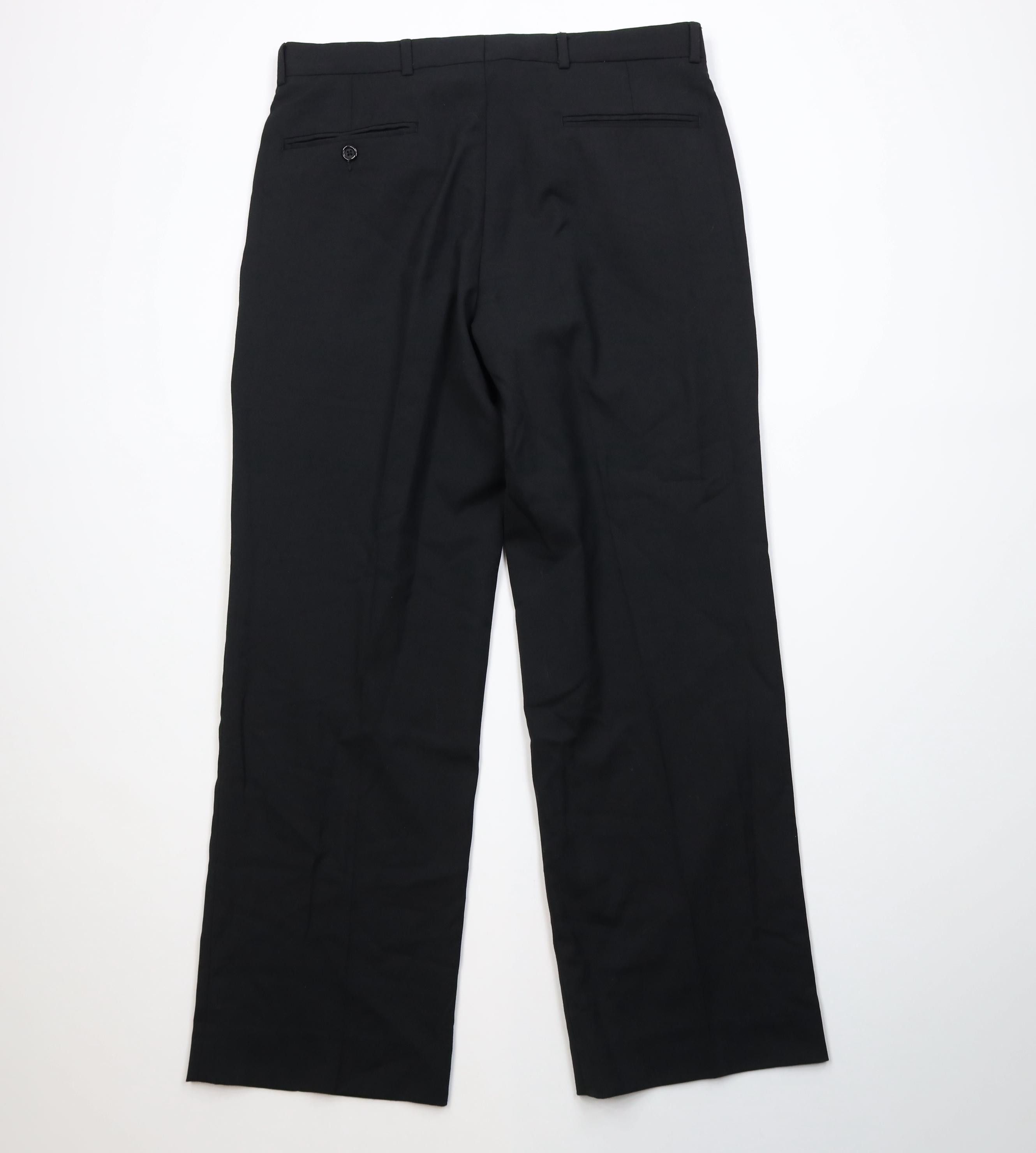 Vintage Vintage 90s Streetwear Wool Herringbone Wide Leg Chino Pants Size US 34 / EU 50 - 12 Thumbnail