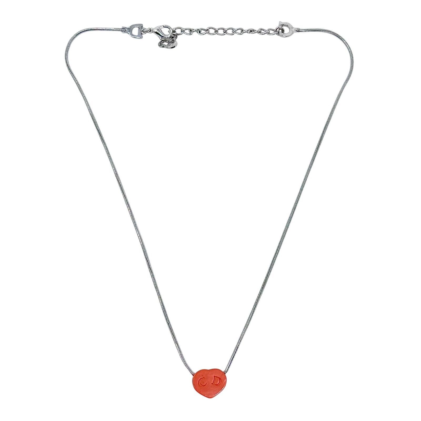 Dior Dior Heart Choker Necklace Size ONE SIZE - 1 Thumbnail