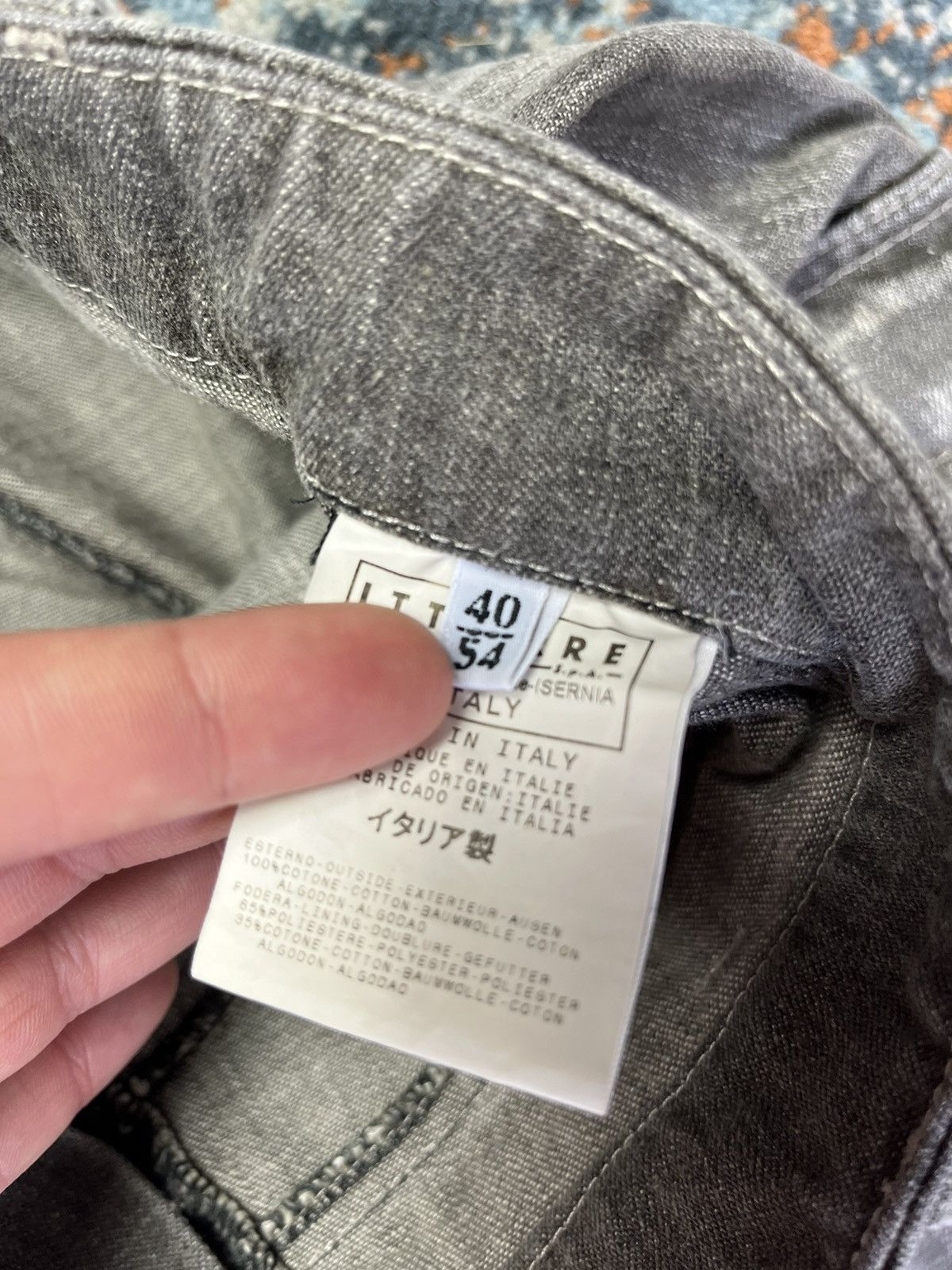 Designer × Ferre × Vintage Vintage 90s Ferre Jeans crazy cargo denim pants with zippers Size US 38 / EU 54 - 21 Thumbnail