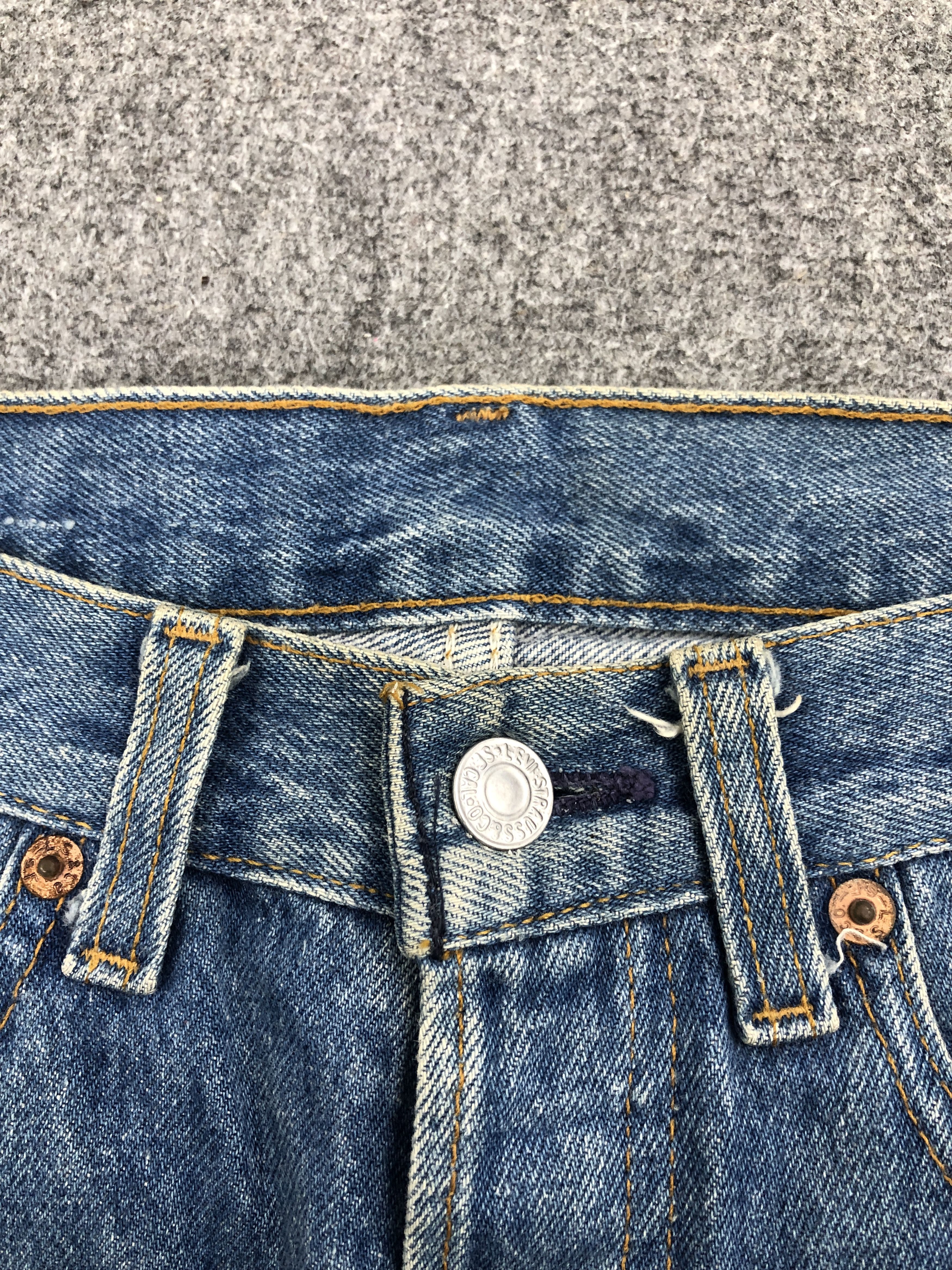 Levi's × Vintage Vintage 90s Levis 501 Light Blue Jeans Size US 29 - 10 Thumbnail
