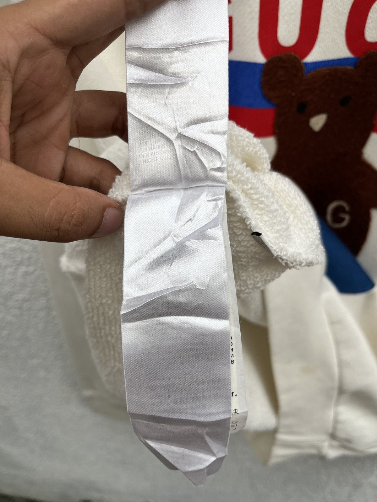 Gucci Gucci Bear Ivory Oversized Sweatshirt Size US M / EU 48-50 / 2 - 8 Thumbnail
