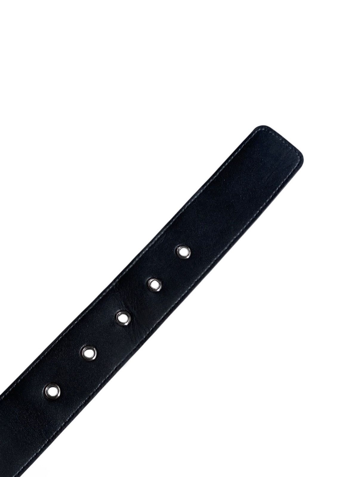 Vintage Woven intrecciato leather belt black bottega veneta Size 34 - 7 Thumbnail