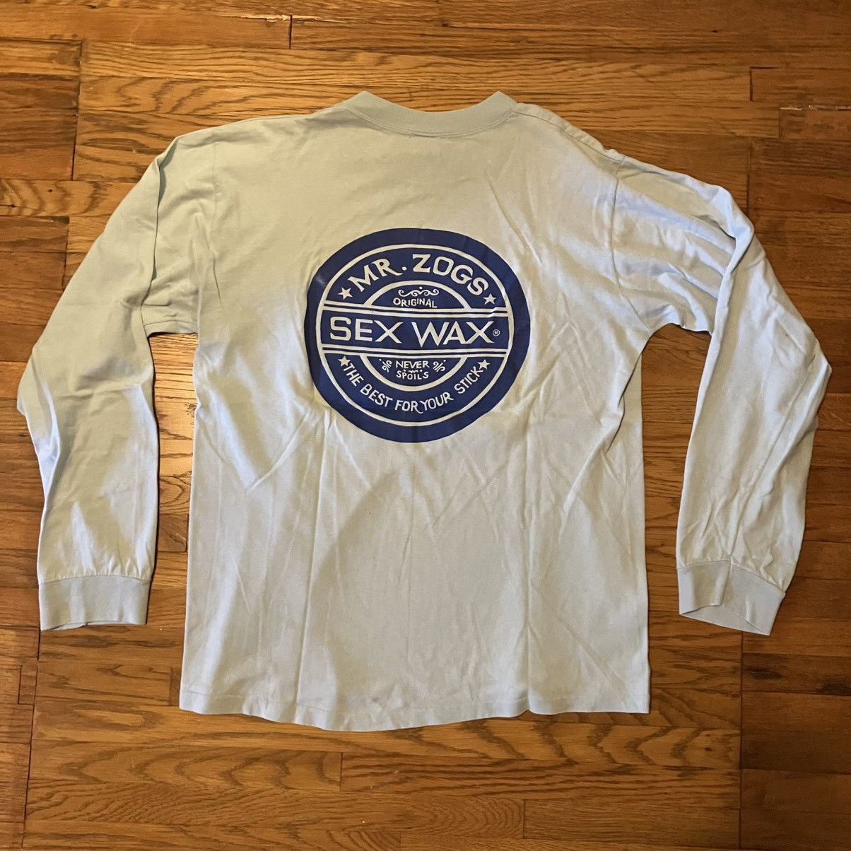 Vintage 1980s Mr. Zog’s Sex Wax Long Sleeve T-Shirt Size US M / EU 48-50 / 2 - 2 Thumbnail