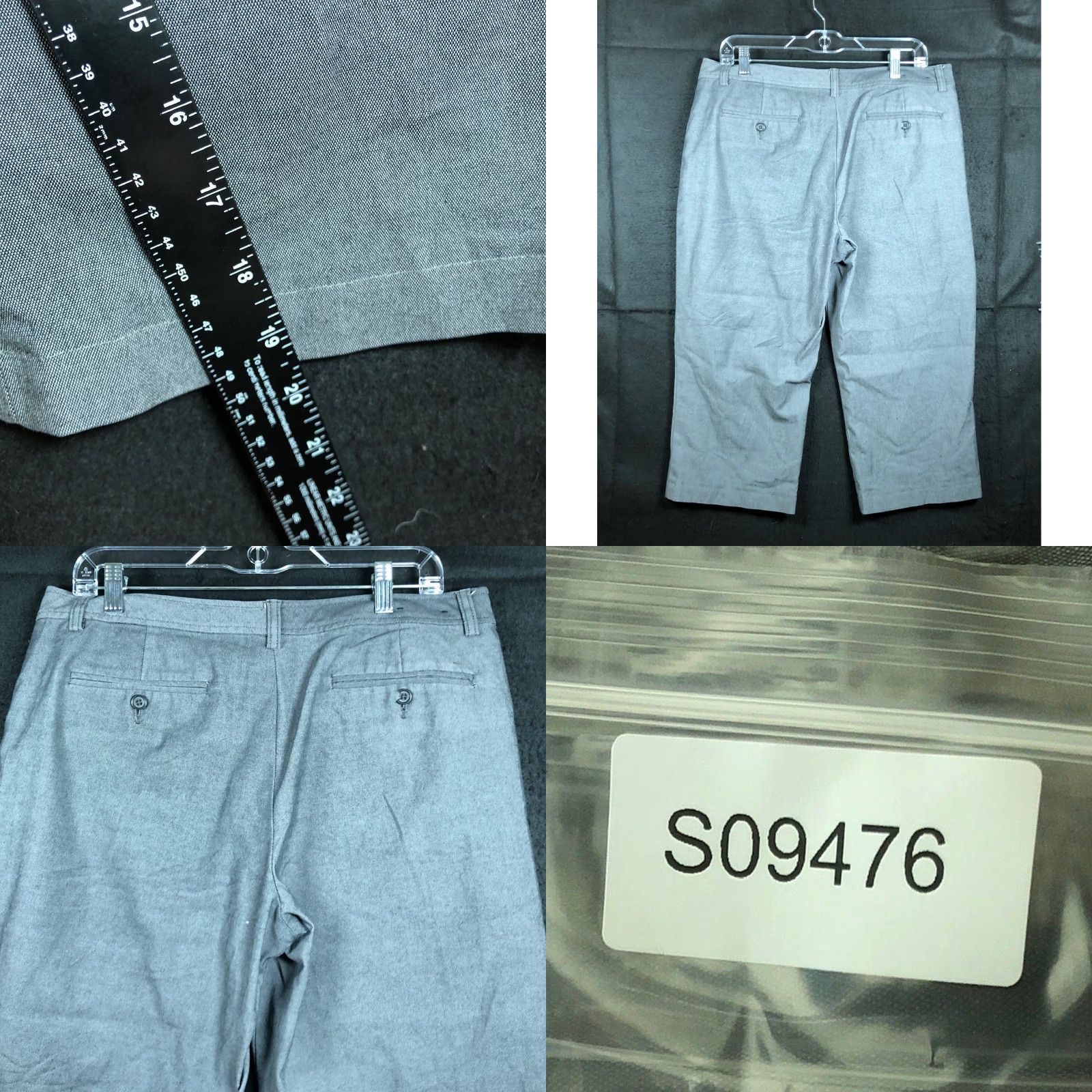 Banana Republic Banana Republic Womens Pants Gray Martin Fit Capris Stretch 14 Long Tall Regular Straight 14 Tall Womens Capris Gray Stretch Banana Republic Pants Size 24" / US 00 / IT 34 - 8 Thumbnail