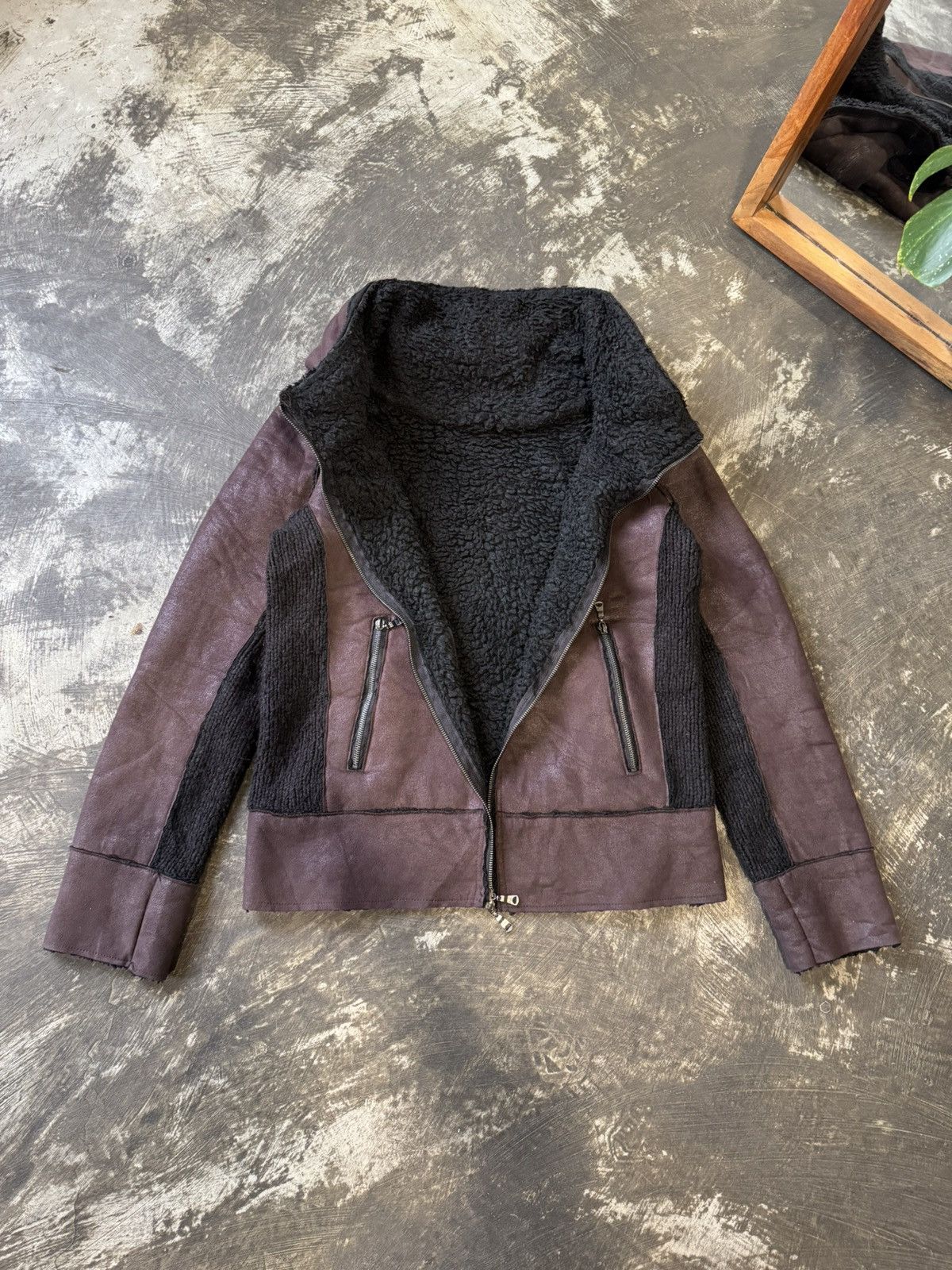 semanticdesign FUR SUEDE LEATHER BONO JACKET BY SEMANTIC DESIGN Size US L / EU 52-54 / 3 - 1 Thumbnail