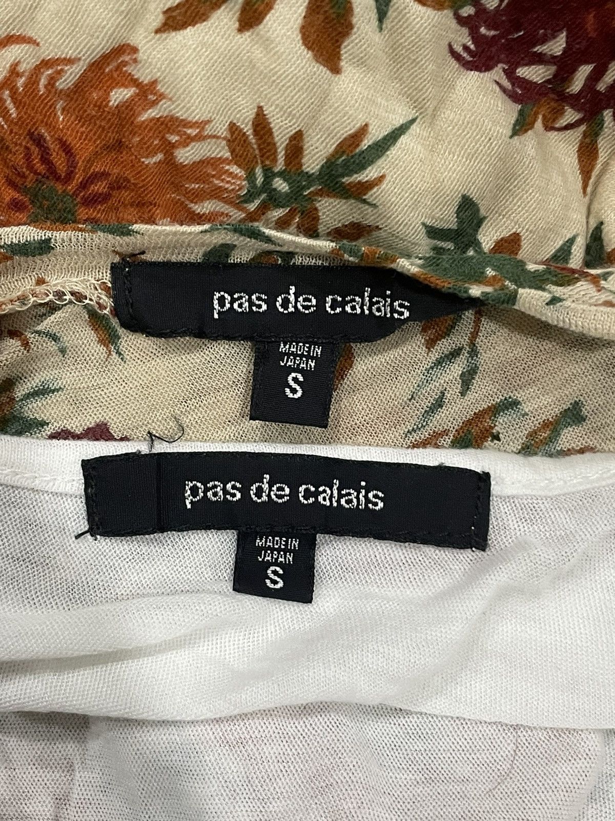 Pas de Calais Two-Piece Non-sleeves Blouse Size S / US 4 / IT 40 - 4 Thumbnail