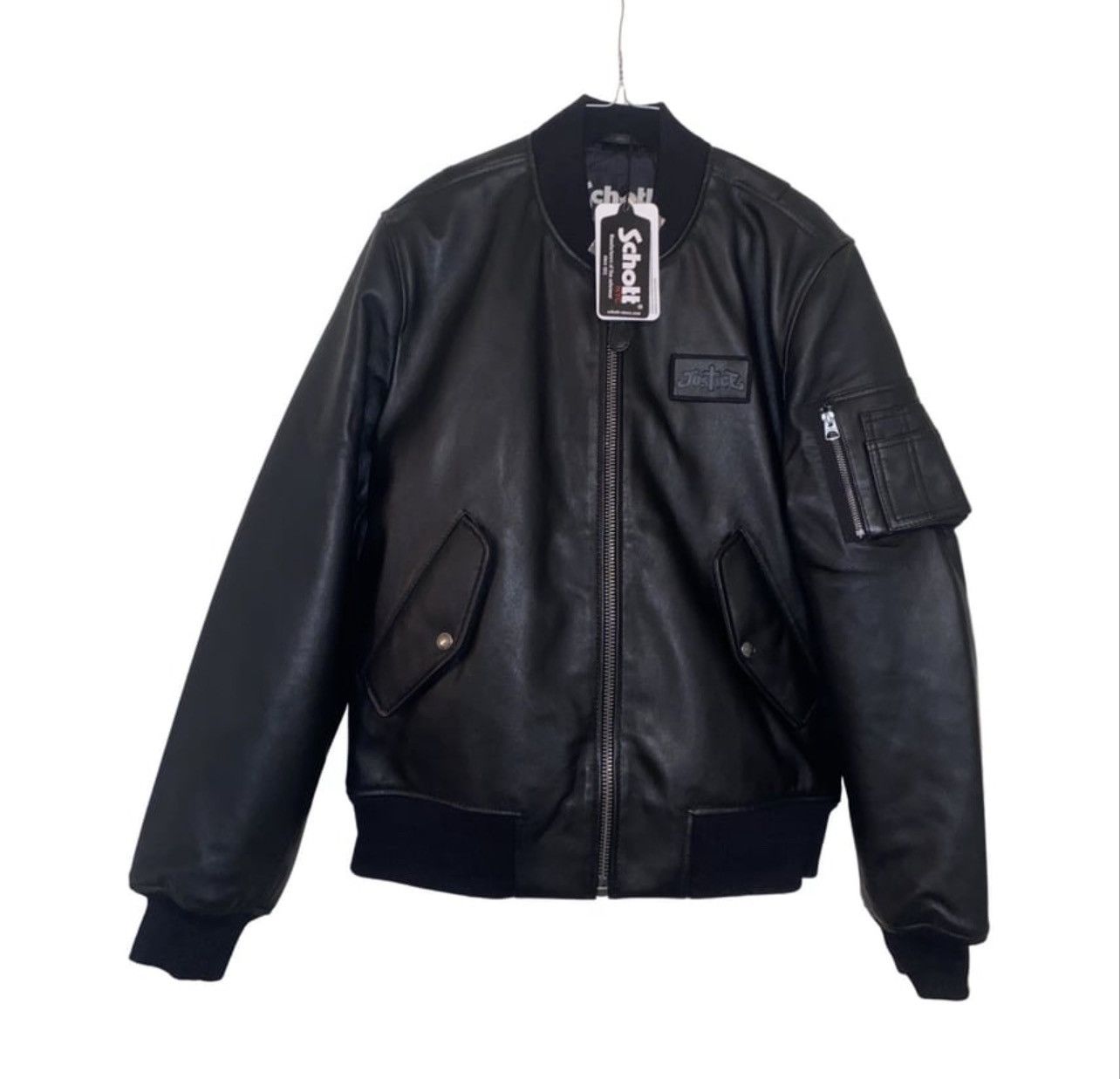 Schott Schott NYC X Justice Leather Bomber Grailed