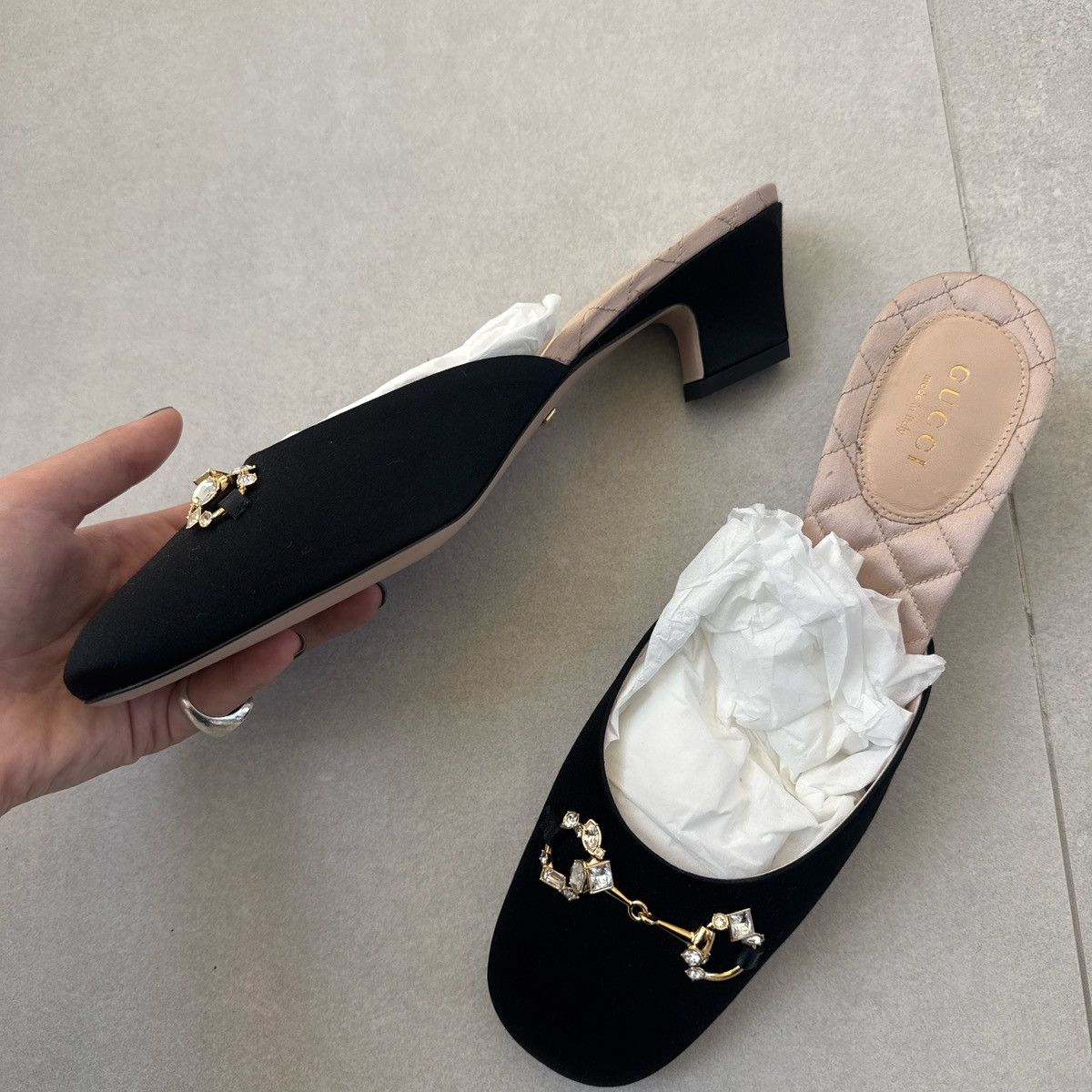 Gucci Gucci diamond mini heel Size US 8.5 / IT 38.5 - 5 Thumbnail