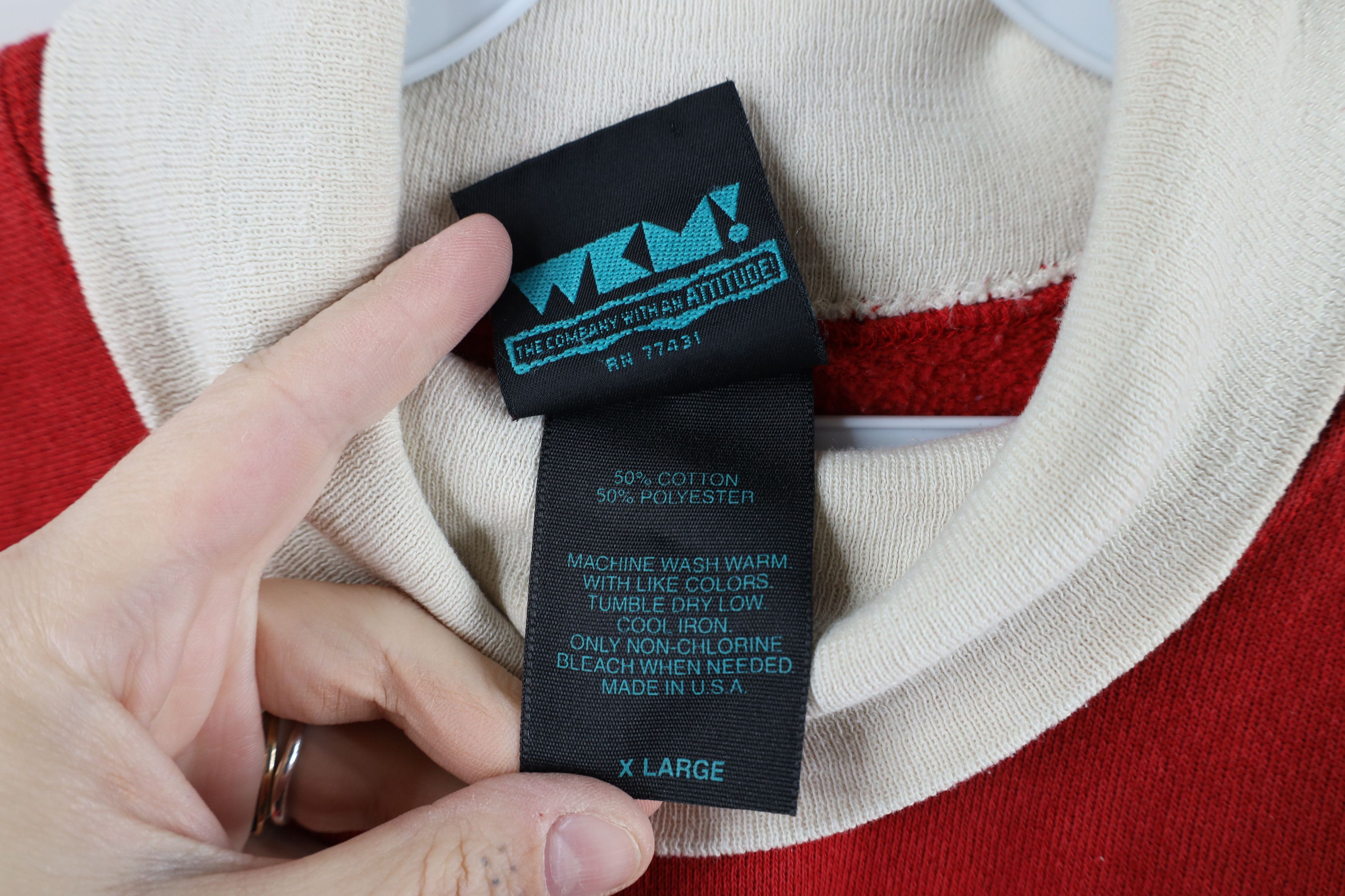 Vintage Vintage 90s Streetwear Farmhouse Turtleneck Sweatshirt USA Size XL / US 12-14 / IT 48-50 - 10 Thumbnail