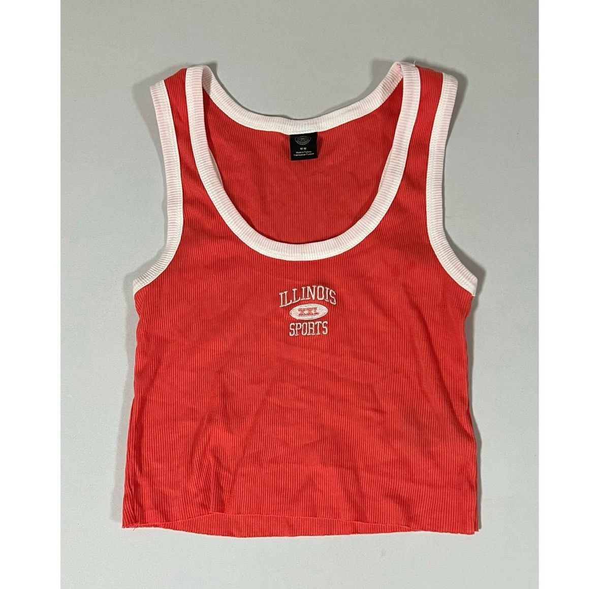 Urban Outfitters ‘Illinois Sports’ Graphic Tank Top Shirt Cami Tee Size M 🏈✨ Size M / US 6-8 / IT 42-44 - 2 Thumbnail