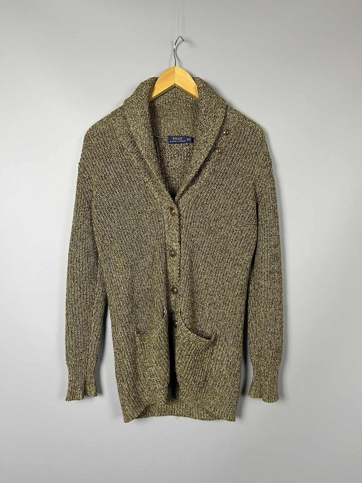 Designer × Polo Ralph Lauren Polo Ralph Lauren linen cotton cardigan sweater button up Size XS / US 0-2 / IT 36-38 - 1 Thumbnail