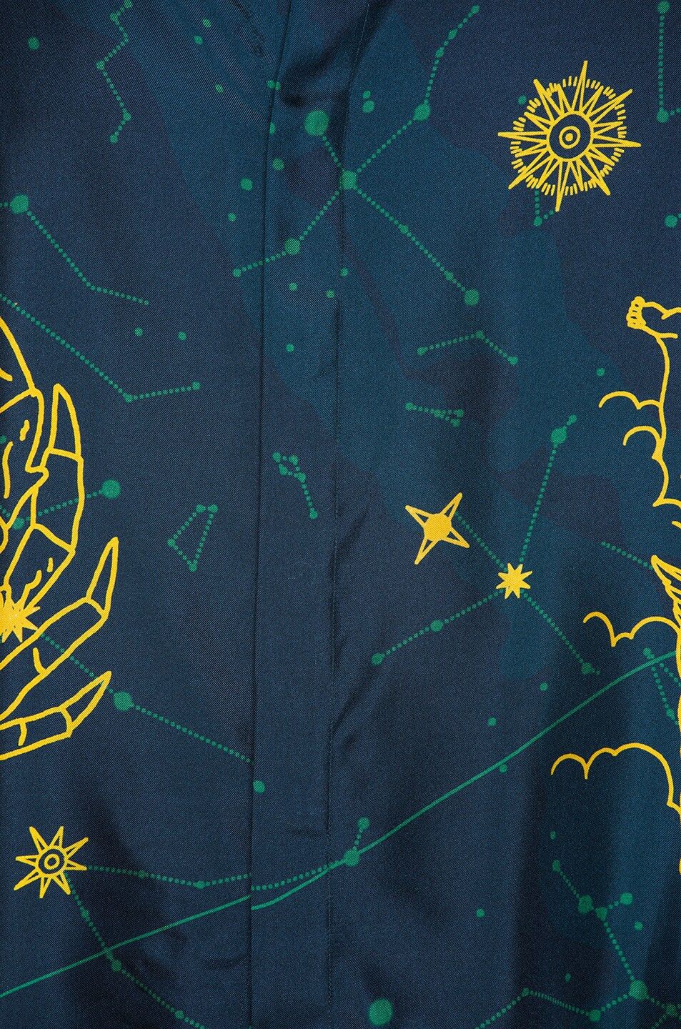 Casablanca Debut Runway (2019 Archive) Constellation Silk Shirt Size US L / EU 52-54 / 3 - 4 Thumbnail