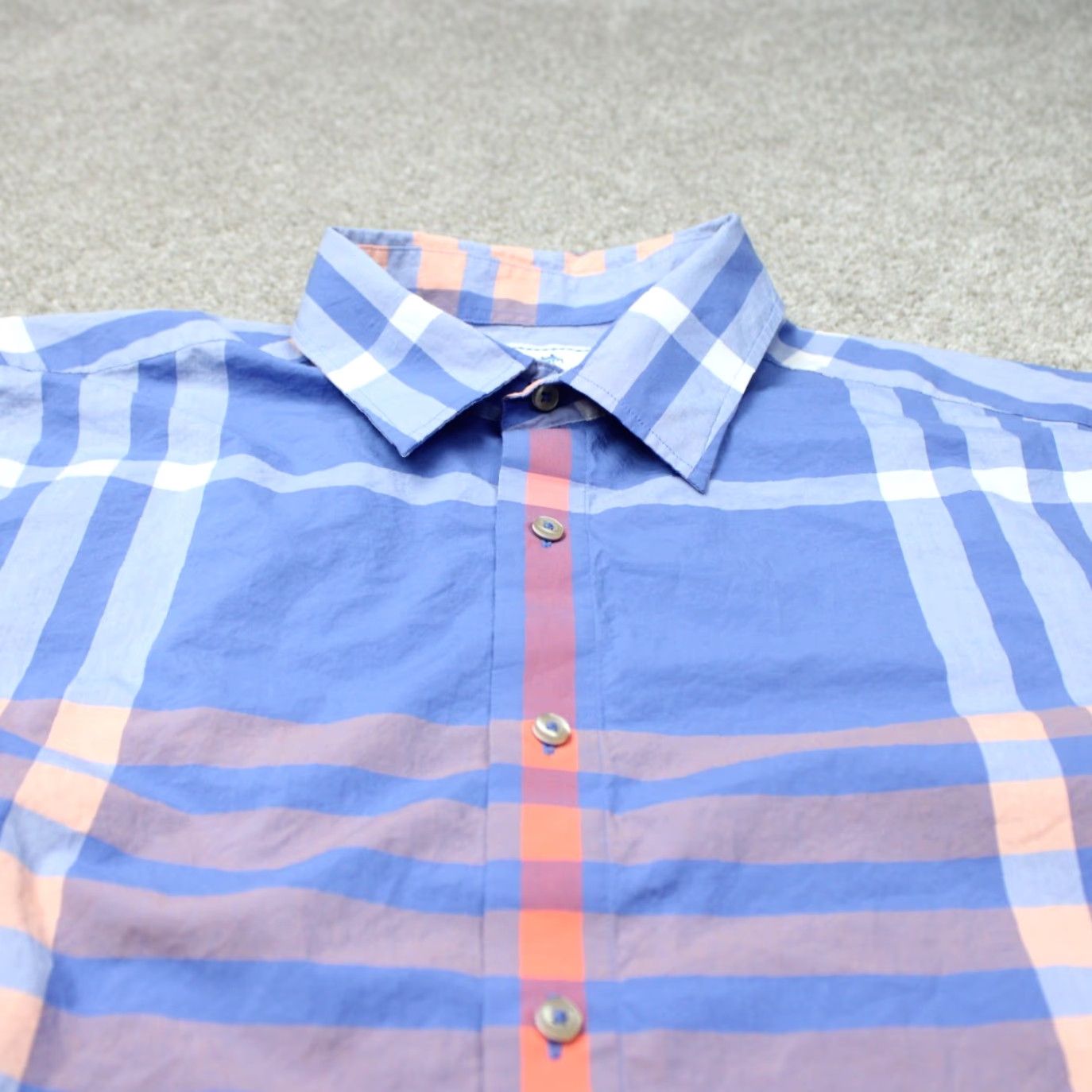 Southern Tide Southern Tide Shirt Mens Large Blue/Pink Plaid Button-Up Long Sleeve Cotton 100% Classic Fit Button-Down Tailored Womens? Size US L / EU 52-54 / 3 - 6 Thumbnail
