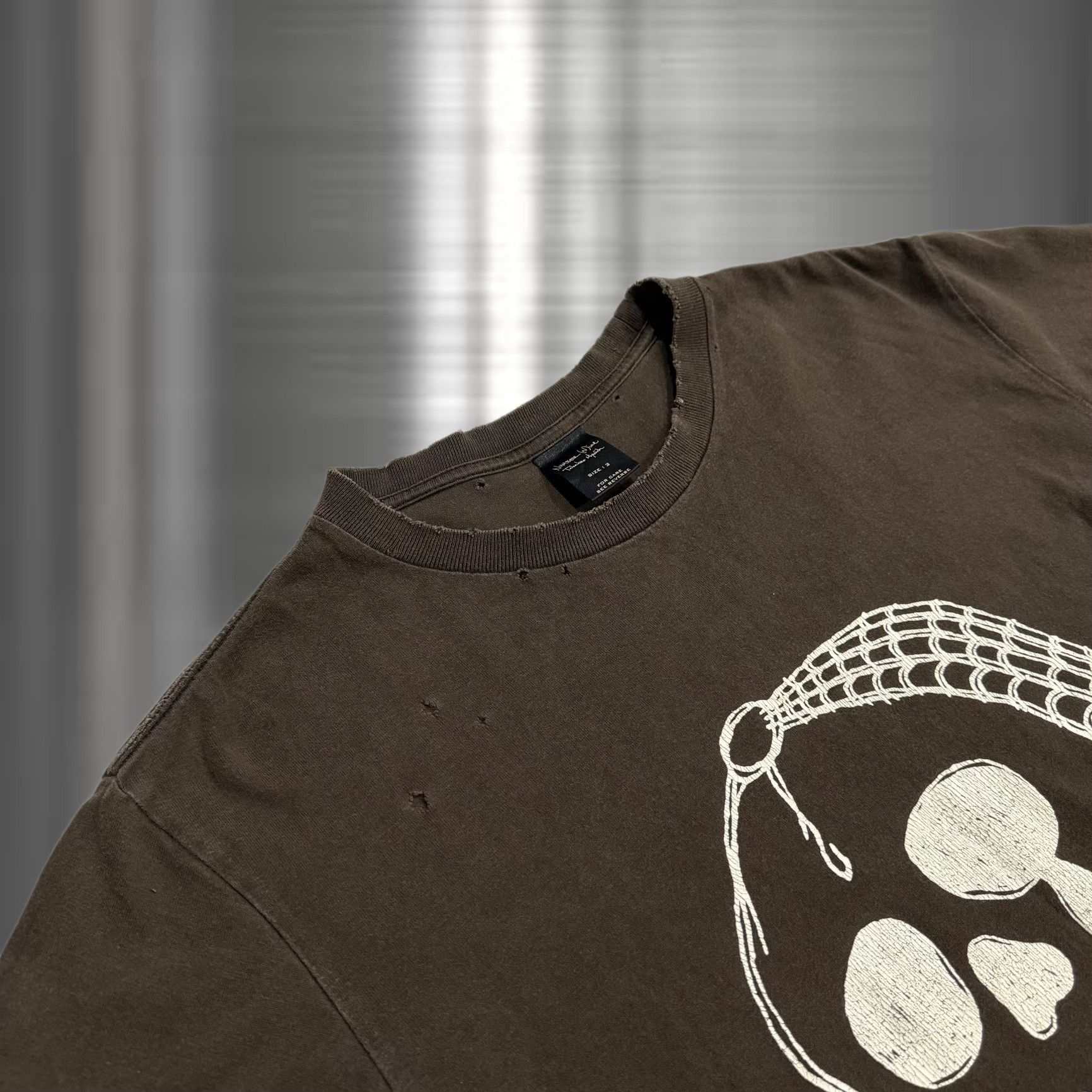 Number (N)ine Number (N)ine Skull Tears T-shirt Size US L / EU 52-54 / 3 - 3 Thumbnail