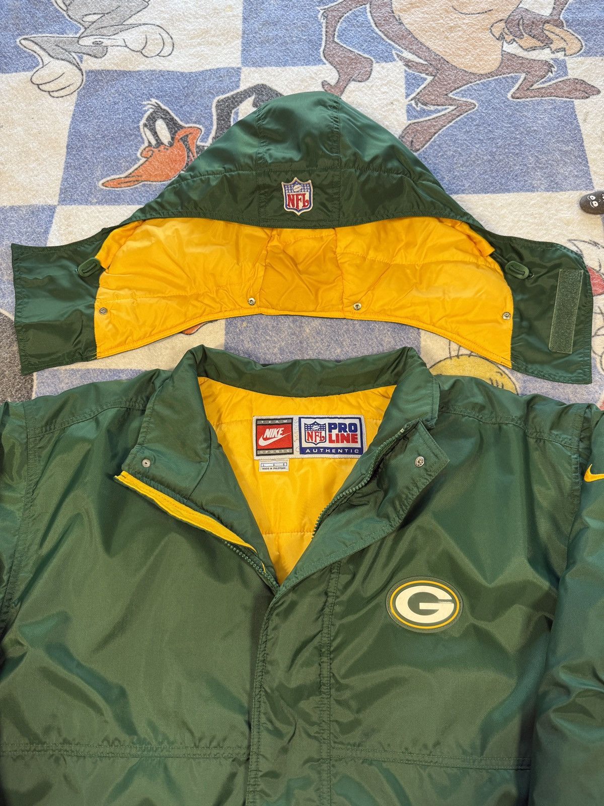 NFL Vintage Green Bay packers Nike parka Size US L / EU 52-54 / 3 - 4 Thumbnail