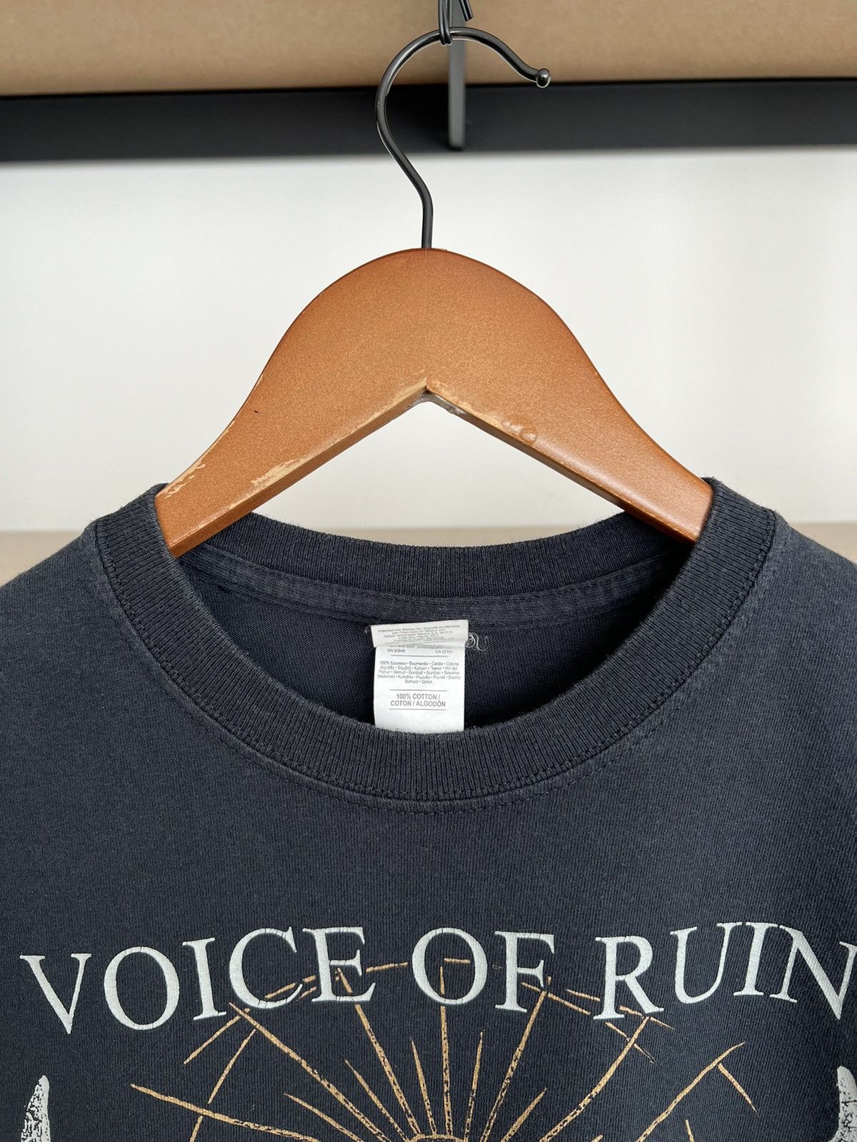 Band Tees Vintage 2010s Voice Of Ruin Thrash Groove Metal Band T-shirt Size US M / EU 48-50 / 2 - 7 Thumbnail