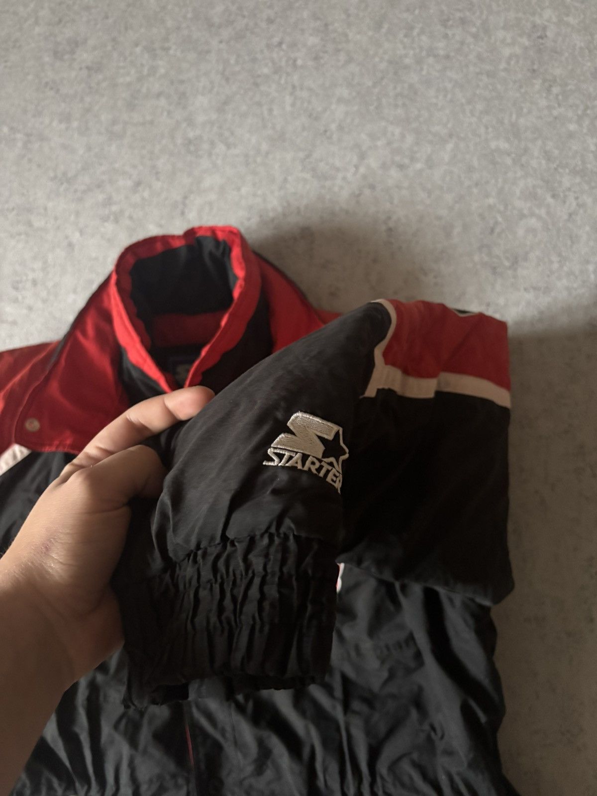 Starter VINTAGE STARTER CHICAGO BULLS JACKET Size US XL / EU 56 / 4 - 5 Thumbnail