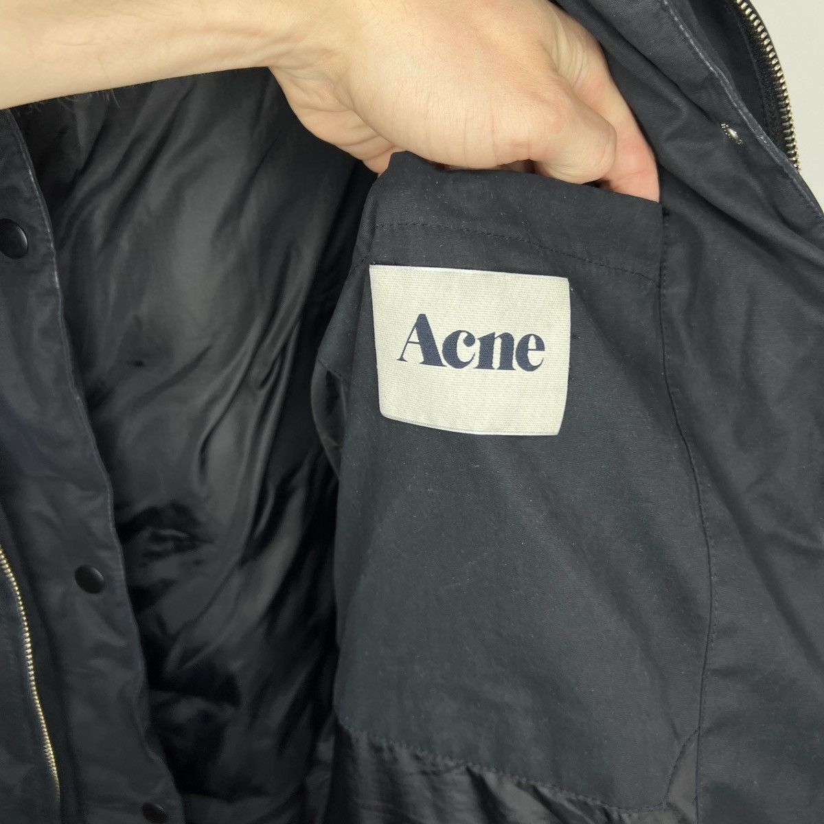 Acne Studios × Designer Acne Studios Parka Coat Puffer Jacket Powder Paw 13 Size US M / EU 48-50 / 2 - 7 Thumbnail