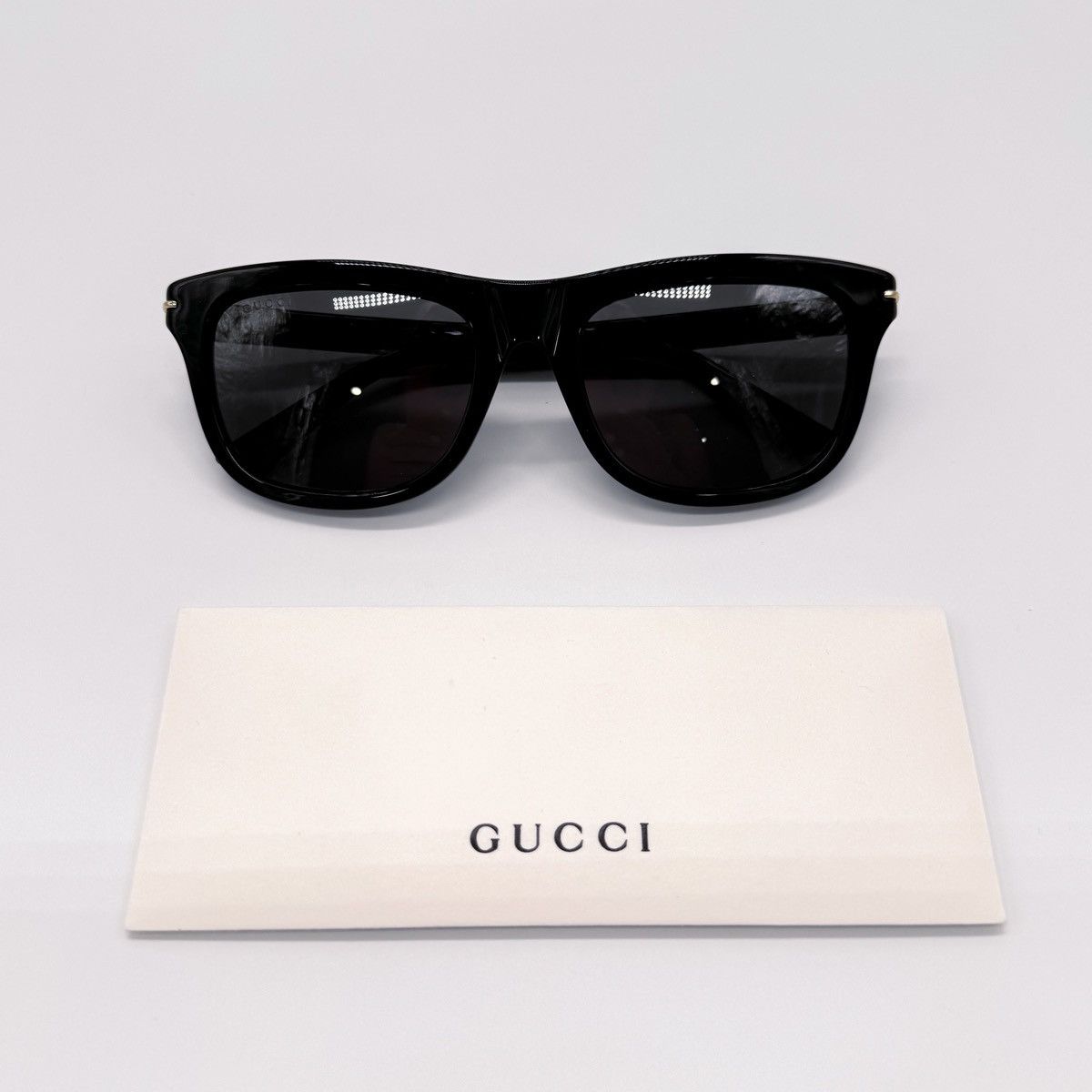 Gucci NEW GUCCI GG1444S 001 SQUARE BLACK GREY MEN SUNGLASSES GUCCI Size ONE SIZE - 10 Thumbnail