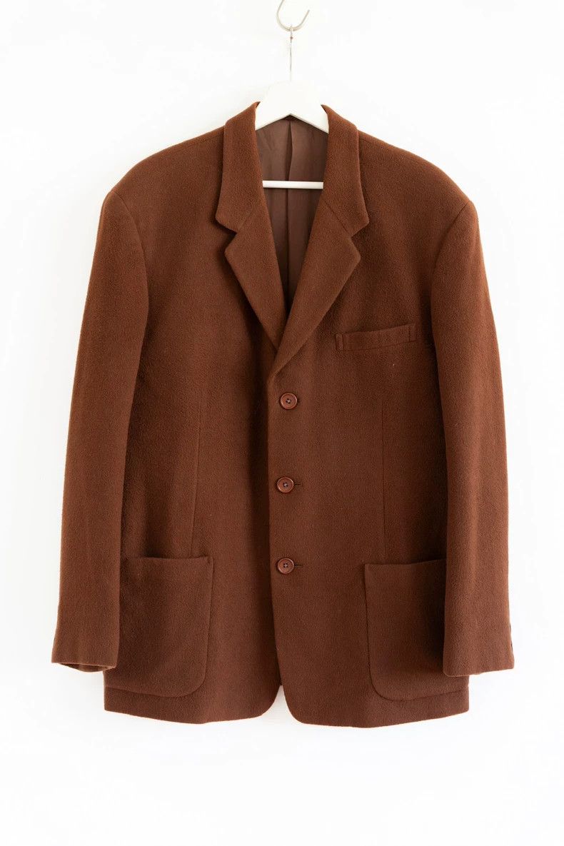 Y's for Men Y's For Men size m 90s Huanghua pear wool blazer Size 36R - 1 Thumbnail