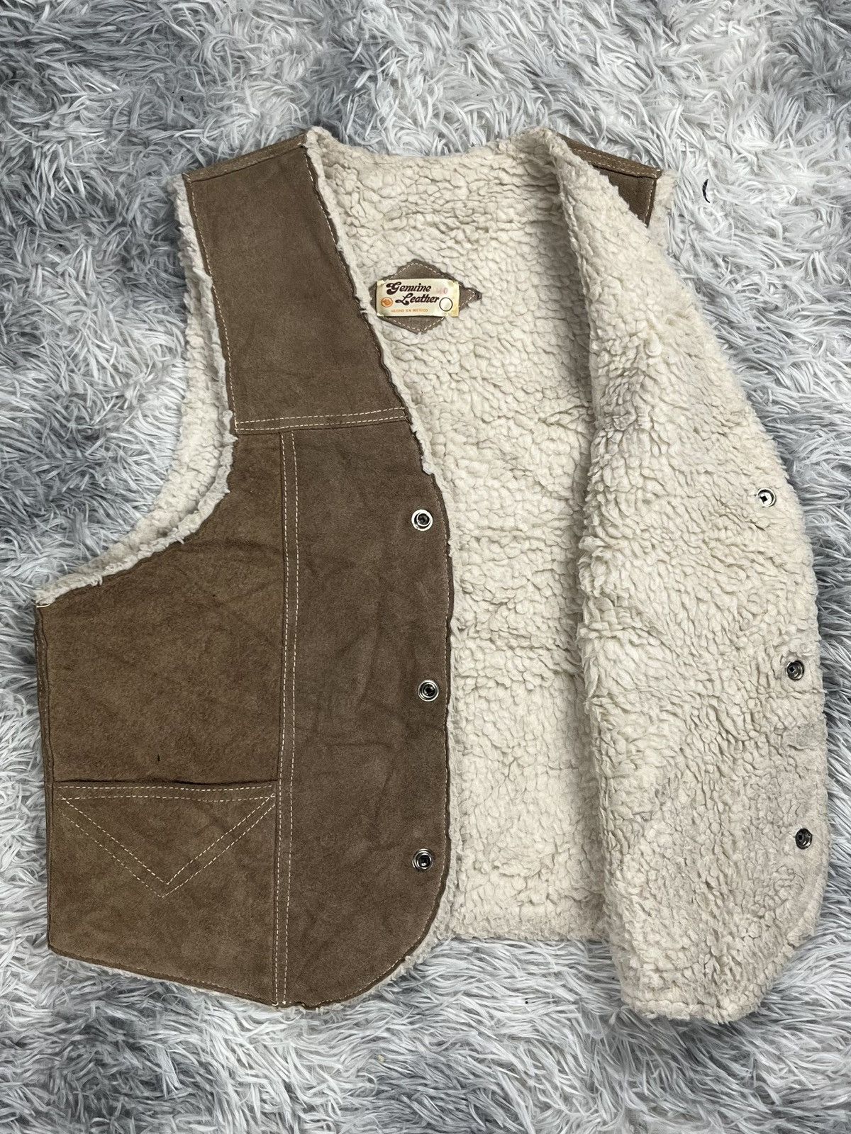 Genuine Leather Vintage Genuine Laether Vest Size M / US 6-8 / IT 42-44 - 8 Thumbnail