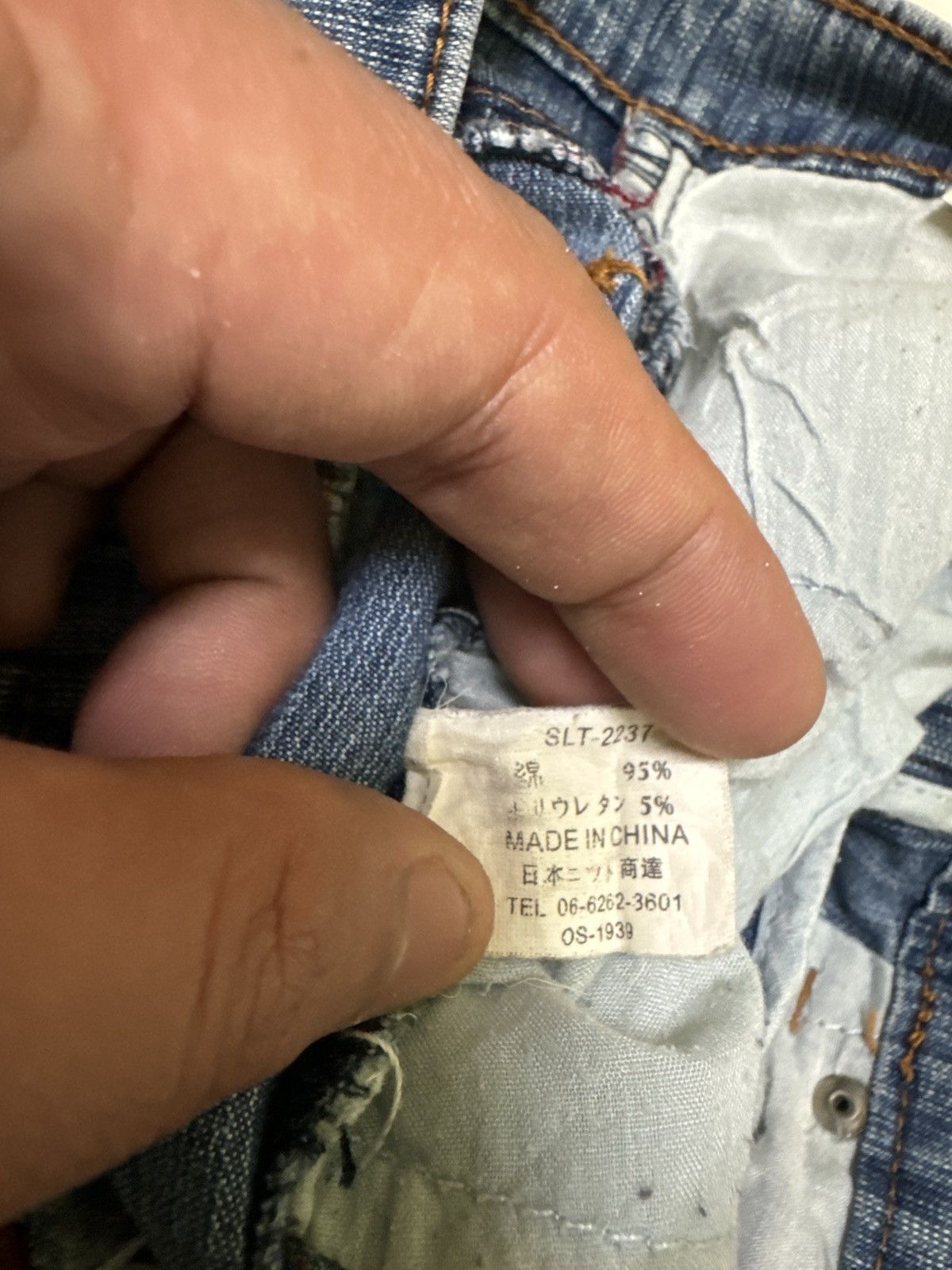 Hysteric Glamour × Japanese Brand Flare HAPHAZARD JEANS Plaid Tartans Junya Watanabe Denim Size US 26 / EU 42 - 13 Thumbnail