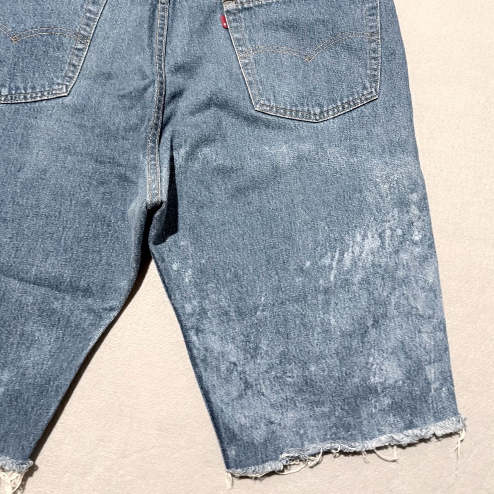 Levi's Vintage Levi's 501XX Shorts Men's W44 Blue Denim Cut-Off Pockets USA Made Size US 44 / EU 60 - 4 Thumbnail