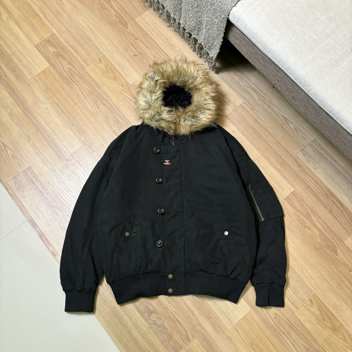 If Six Was Nine × Japanese Brand × Le Grande Bleu (L.G.B.) G.O.A Fur faux jacket IfSixWasNine LGB Style Size US M / EU 48-50 / 2 - 2 Thumbnail
