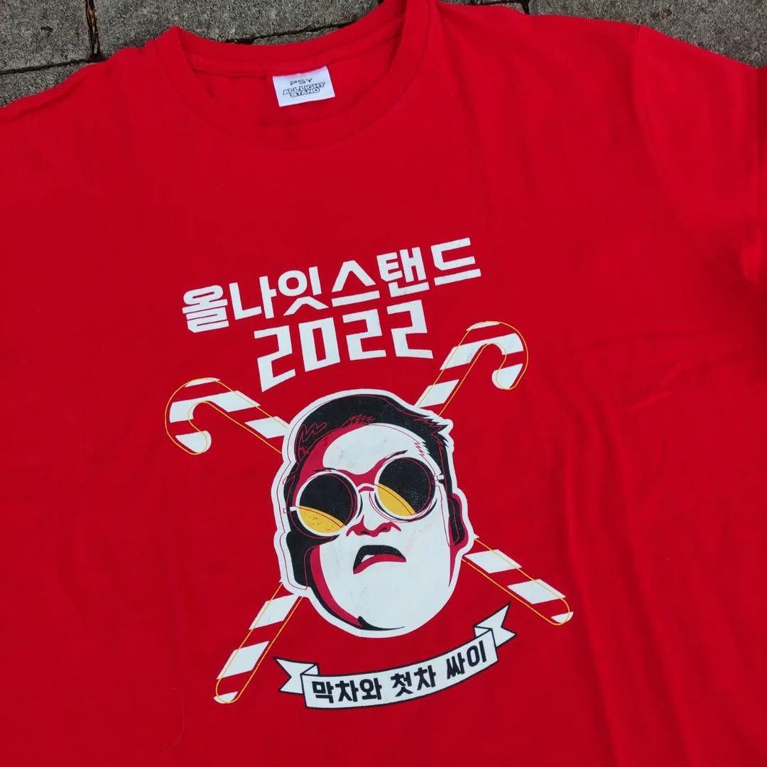 Band Tees PSY All Light Stand Tour 2022 Kpop Tee Size US L / EU 52-54 / 3 - 2 Thumbnail