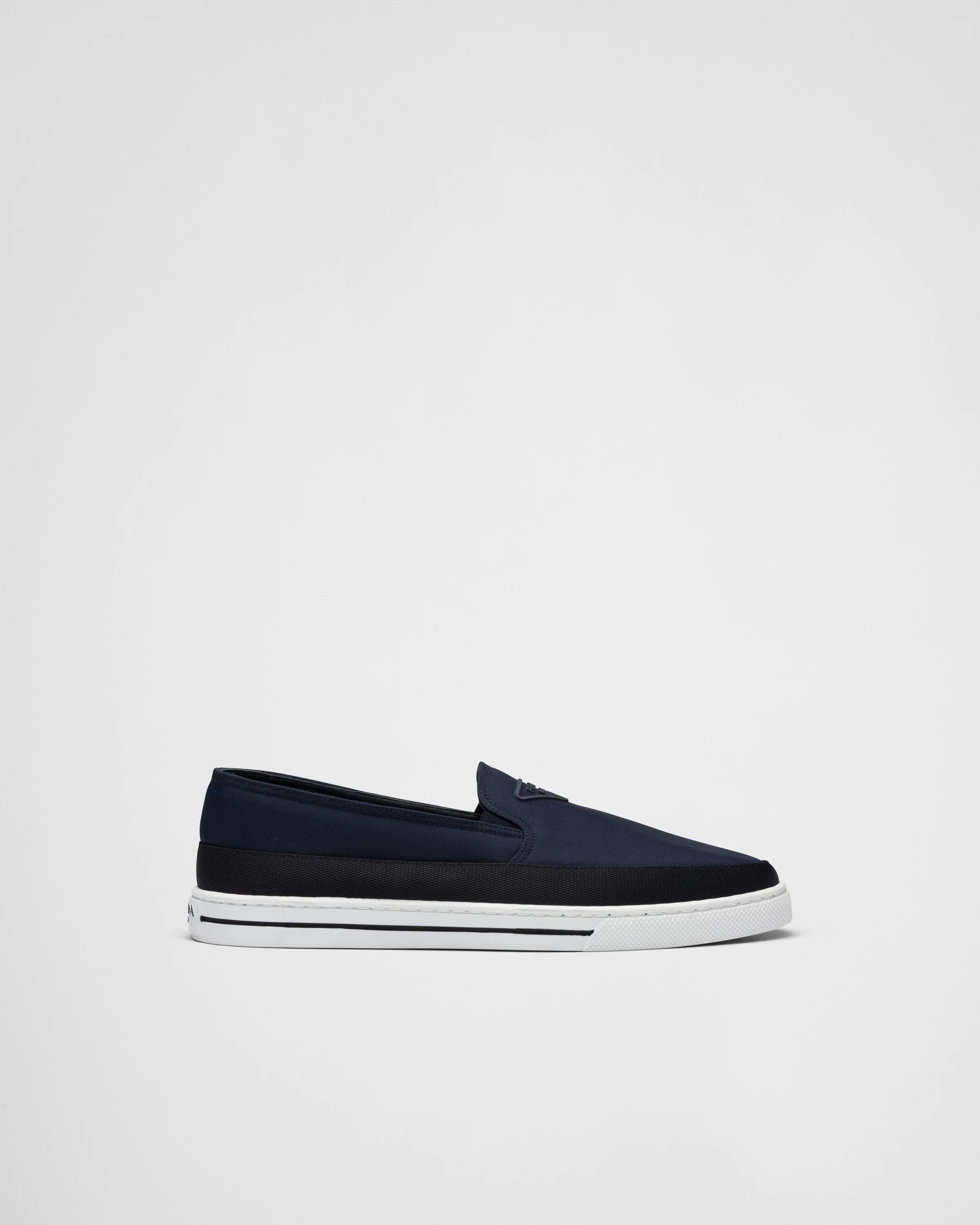Prada o1srvl11e0226 Re-Nylon Slip-On Sneakers in Blue Size US 11 / EU 44 - 2 Thumbnail
