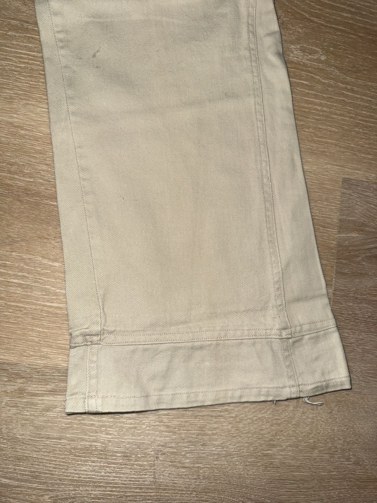 Levi's Vintage 60’s Big E Levi’s White Tab Bell Bottom Denim Jeans Size US 32 / EU 48 - 5 Thumbnail