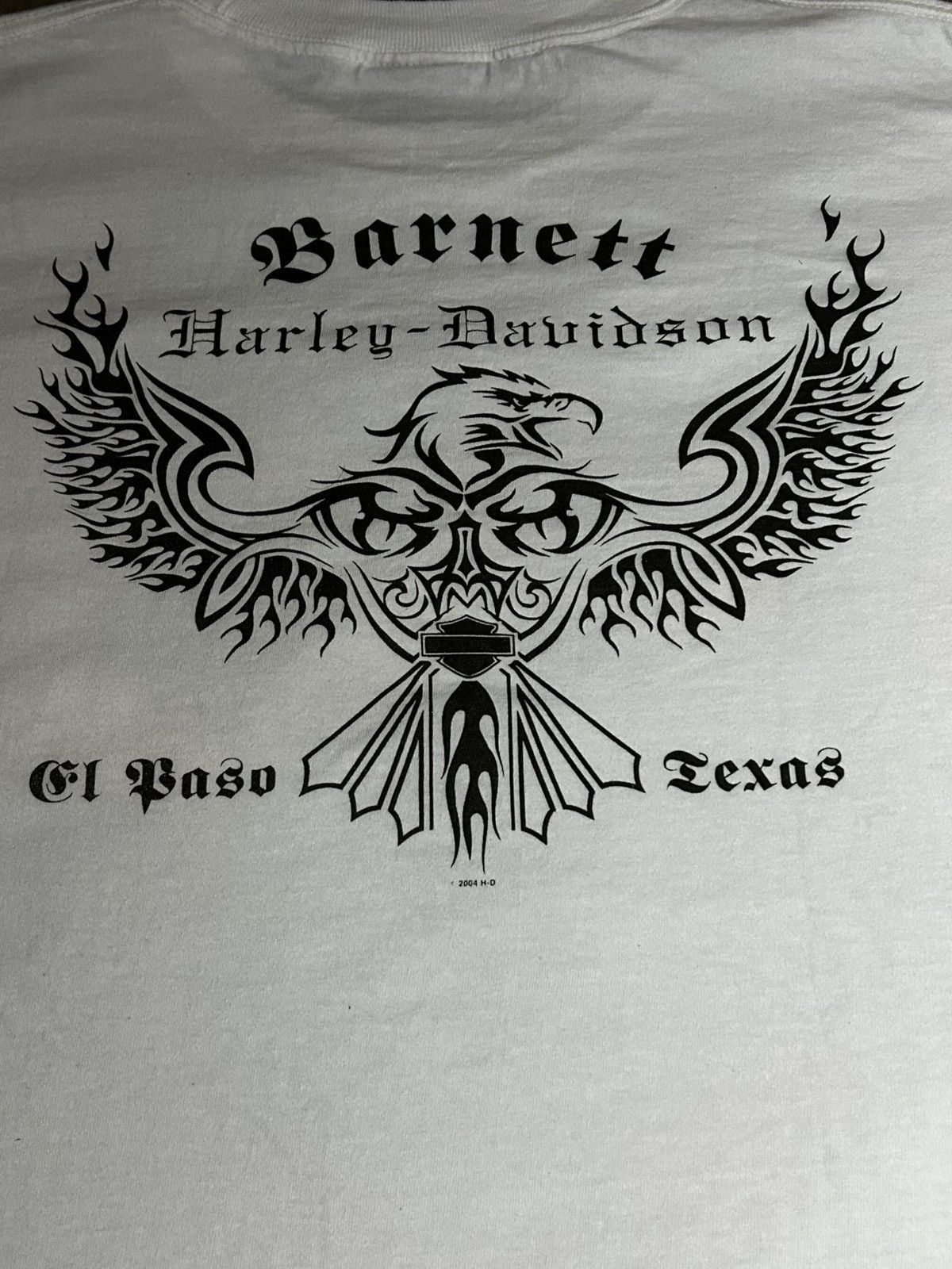 Harley Davidson Vintage 2004 Harley Davidson Spiderweb T-Shirt Size US XXL / EU 58 / 5 - 6 Thumbnail