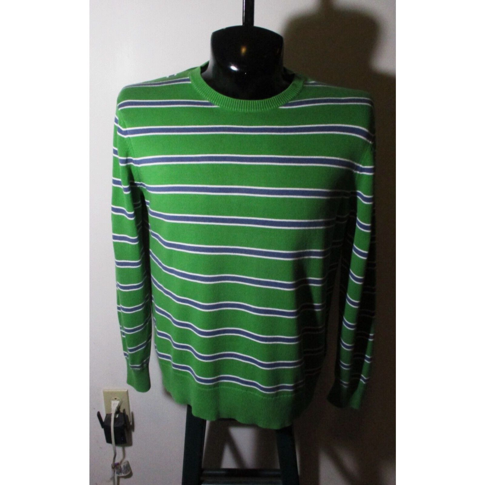 Brooks Brothers lime green 1/4 zip sweater size 2024 XXL - cotton and cashmere sweate