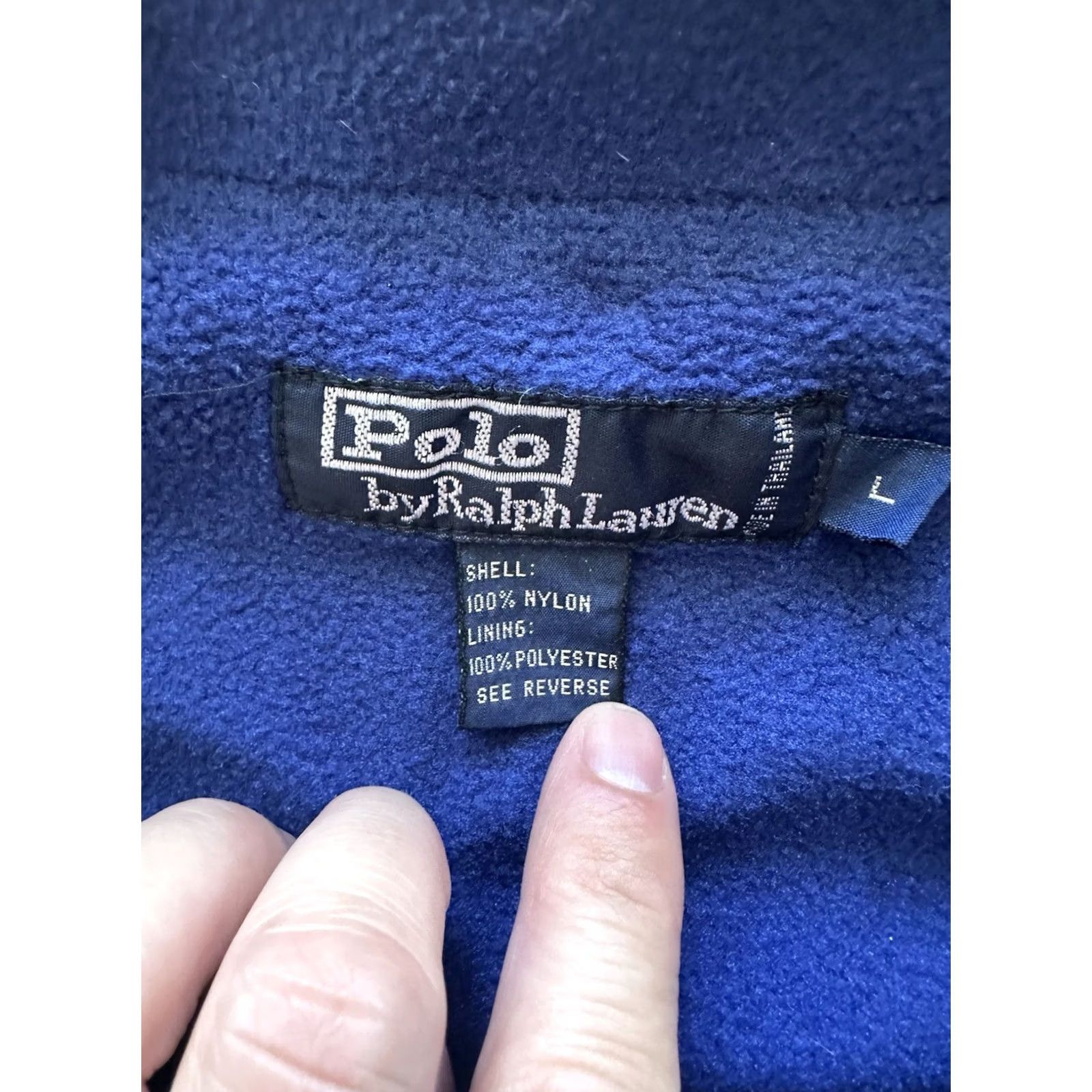 Polo Ralph Lauren VINTAGE Polo Ralph Lauren Jacket Bomber Nylon Fleece Lined HI-TECH Golf Green L Mens Size L Size US L / EU 52-54 / 3 - 6 Thumbnail