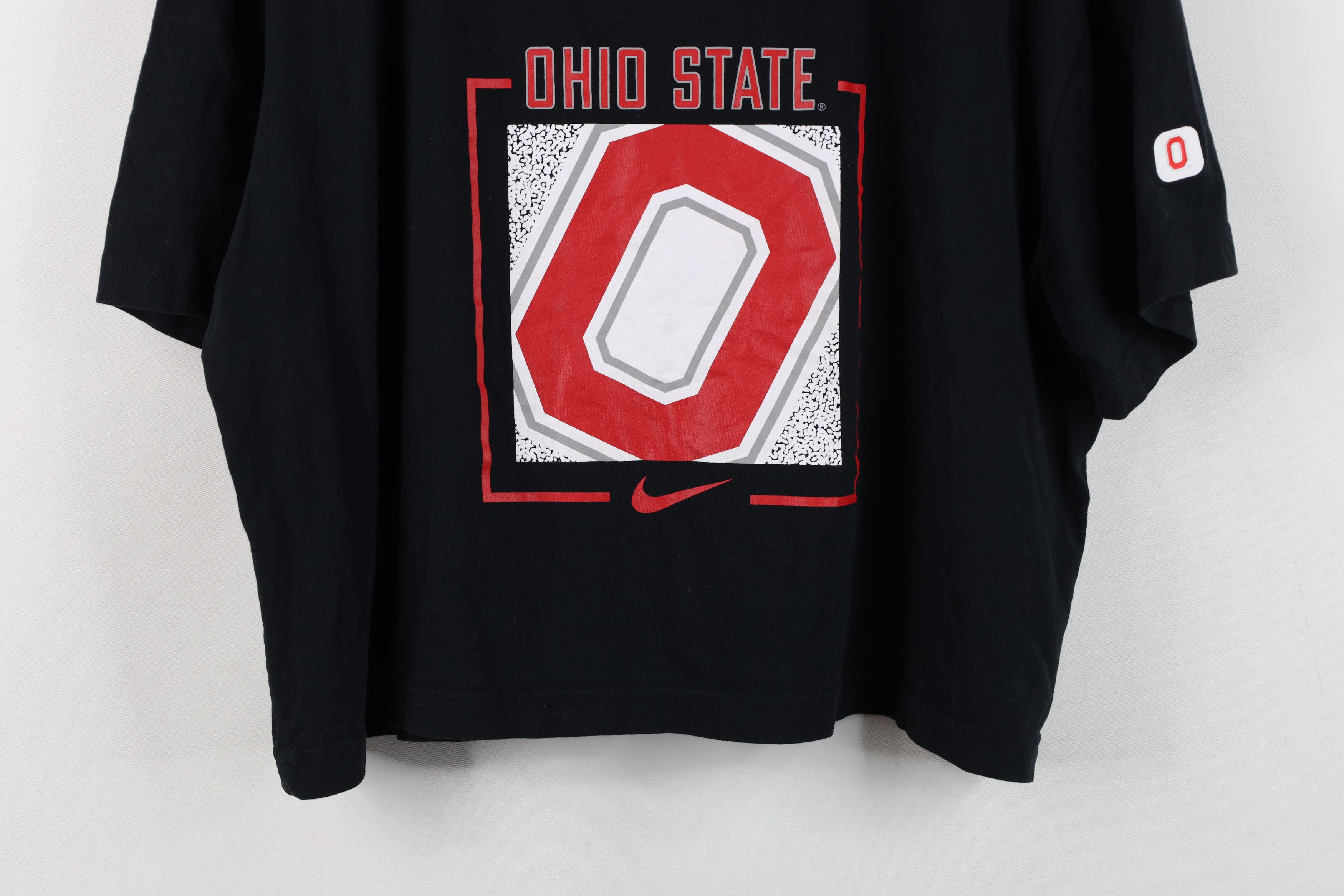 Nike Nike Scott Mini Swoosh Ohio State University Cropped T-Shirt Size L / US 10 / IT 46 - 3 Thumbnail