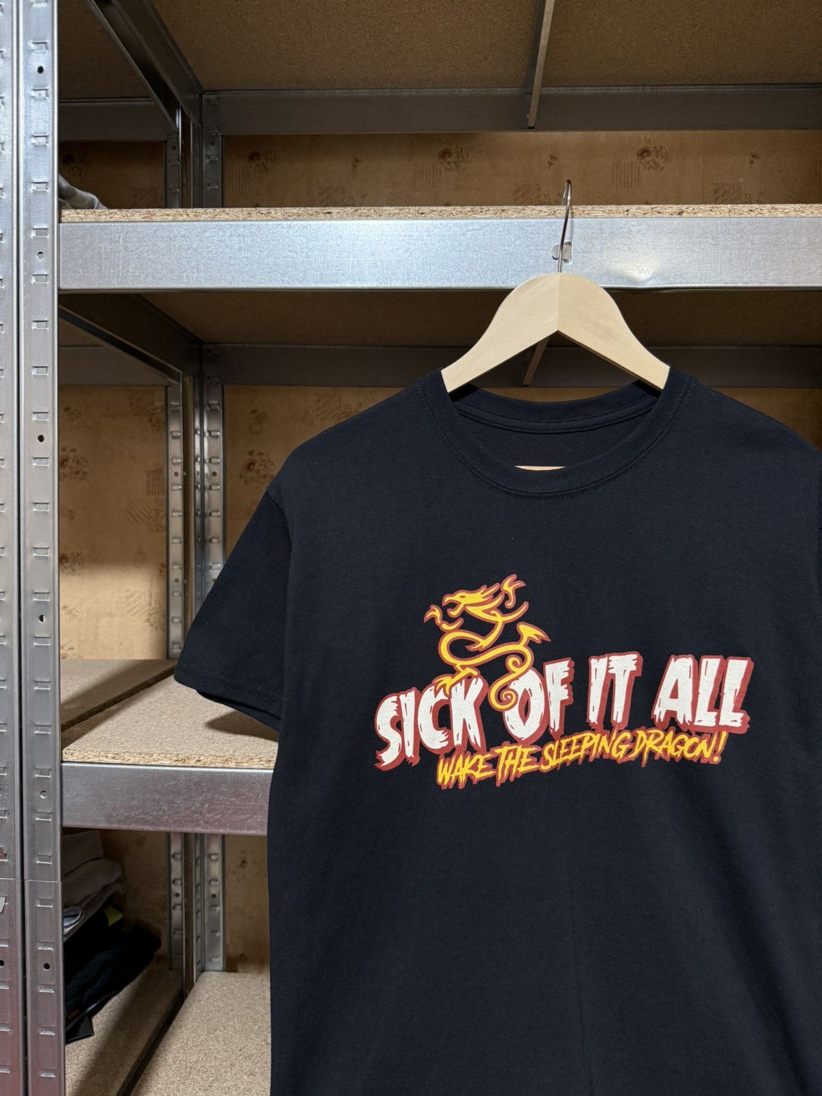 Band Tees × Vintage Vintage Sick Of It All Wake The Sleeping Dragon T-Shirt 2018 Size US S / EU 44-46 / 1 - 4 Thumbnail