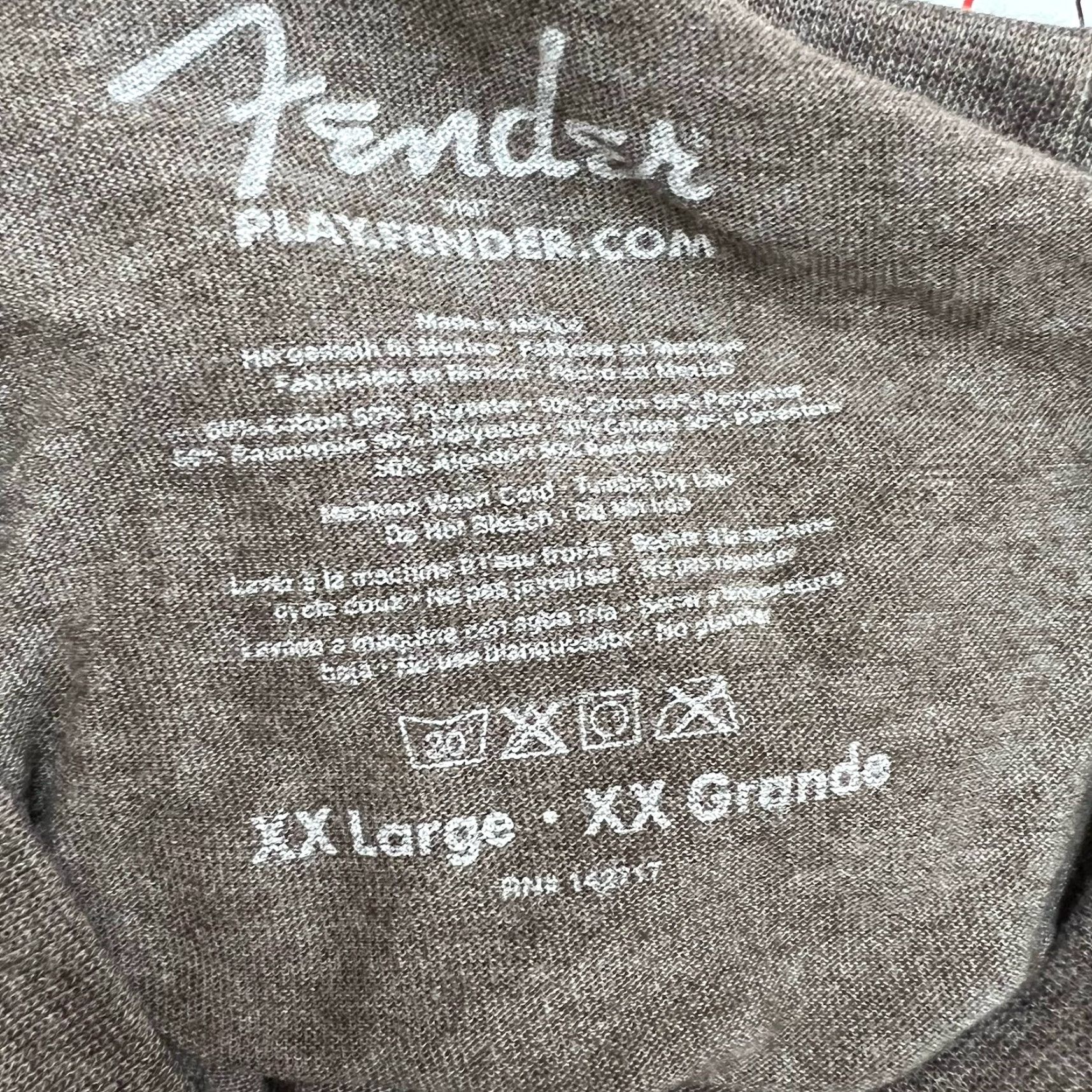 Fender VINTAGE would not apply (No). Fender Sunset Spirit T-Shirt Men’s 2XL Olive Gray Guitar Music Logo NWT Size US XXL / EU 58 / 5 - 5 Thumbnail